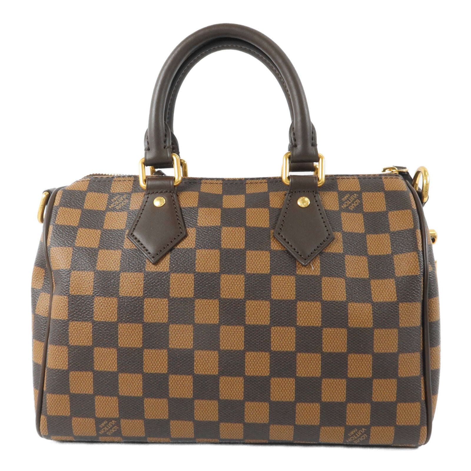 LOUIS VUITTON Damier Speedy 25 Bandouliere手挽肩背兩用袋