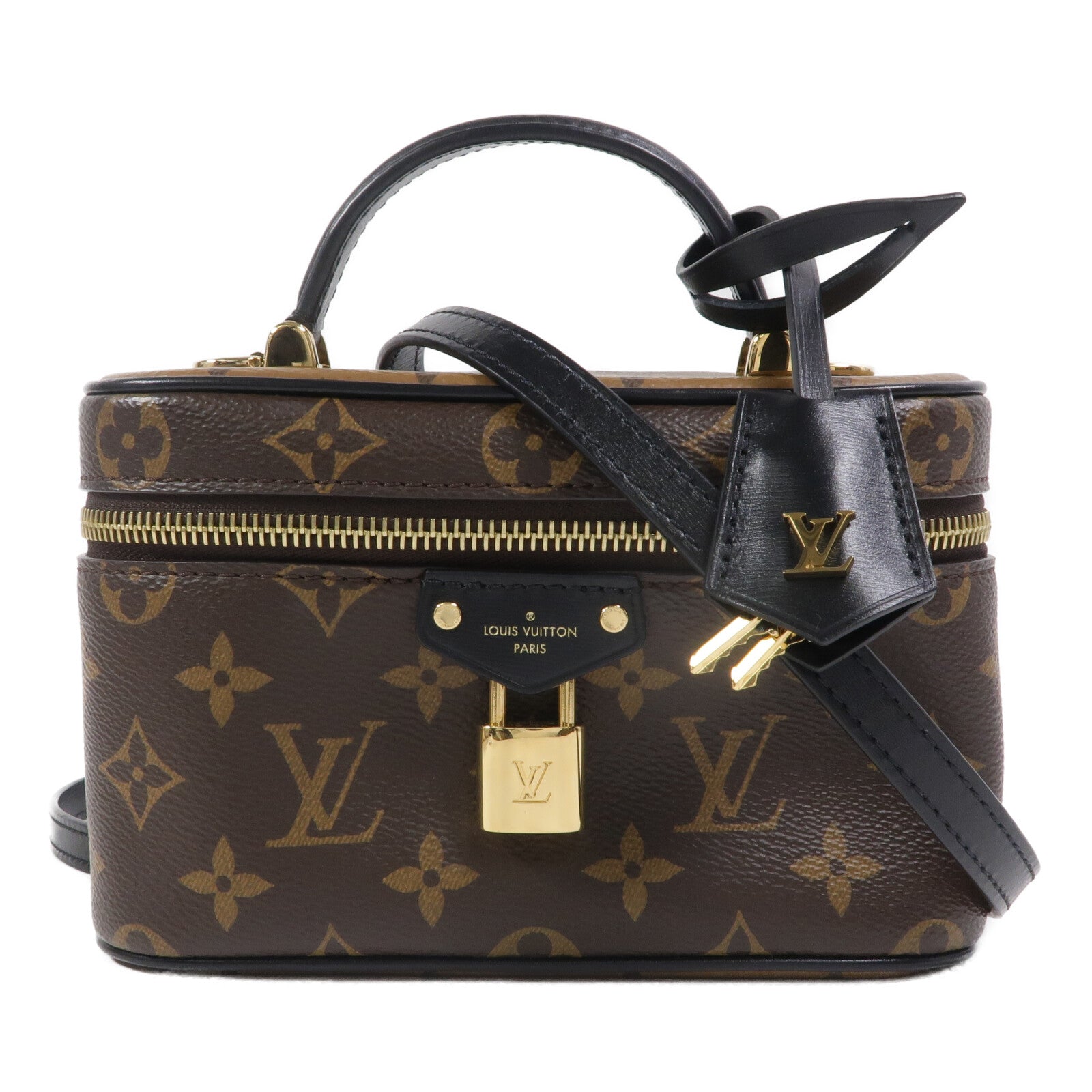 LOUIS VUITTON Monogram Reverse Vanity Chain Pouch手挽肩背兩用袋