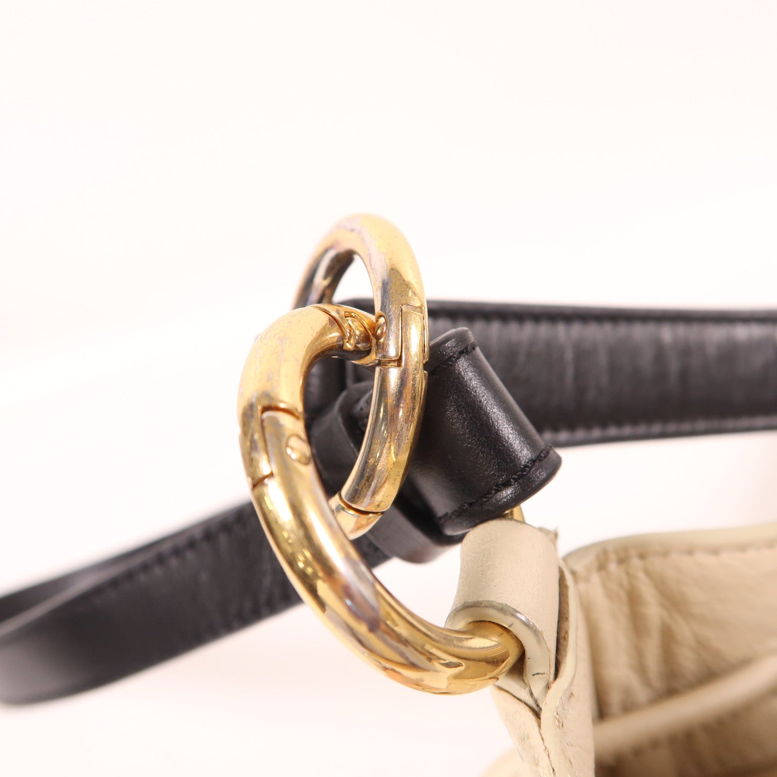 SEE BY CHLOE 牛皮皮革2 Way Shoulder金扣手挽肩背兩用袋