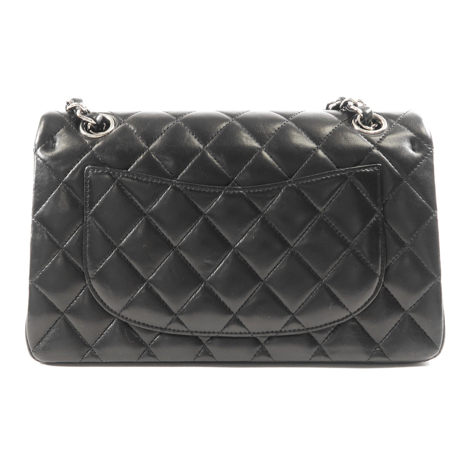 CHANEL 【激減優惠】羊皮皮革Classic 23銀扣鏈帶肩背袋