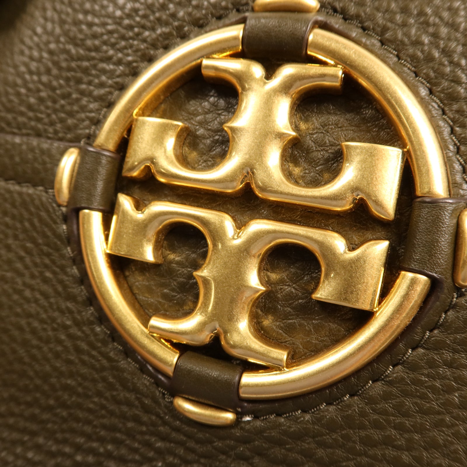 Tory Burch 牛皮皮革2 way Shoulder Bag金扣手挽肩背兩用袋