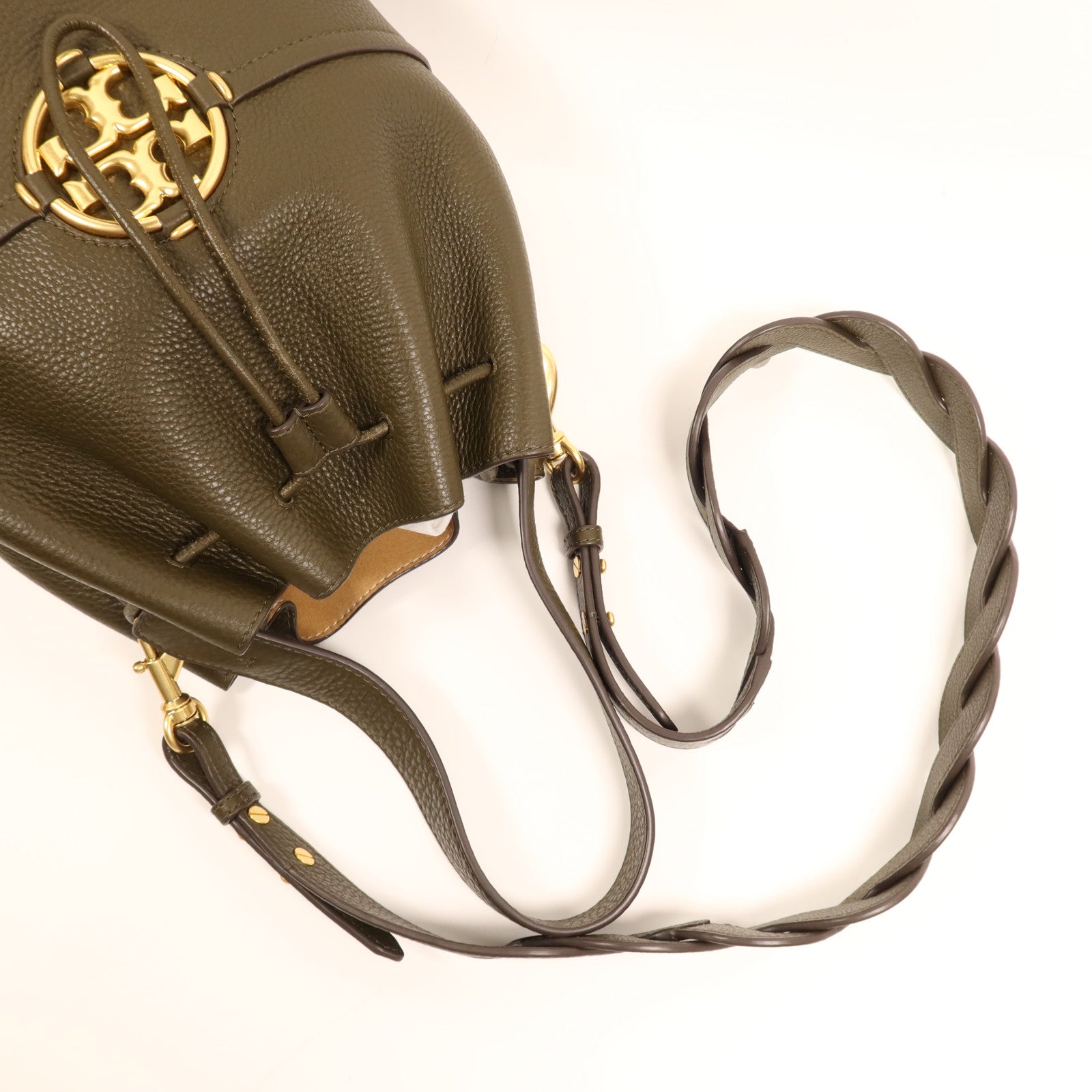 Tory Burch 牛皮皮革2 way Shoulder Bag金扣手挽肩背兩用袋