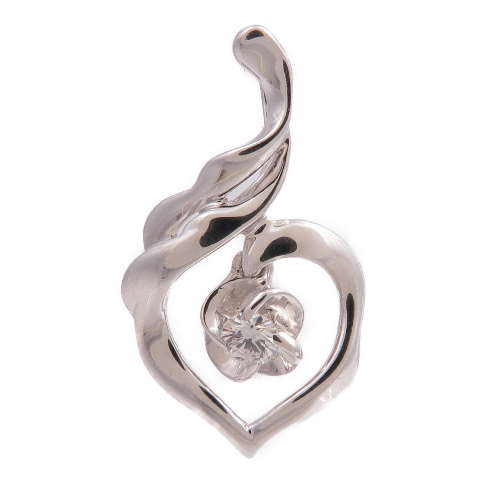 JEWELRY 【激減優惠】18K白金Diamond Pentant鑽石吊墜