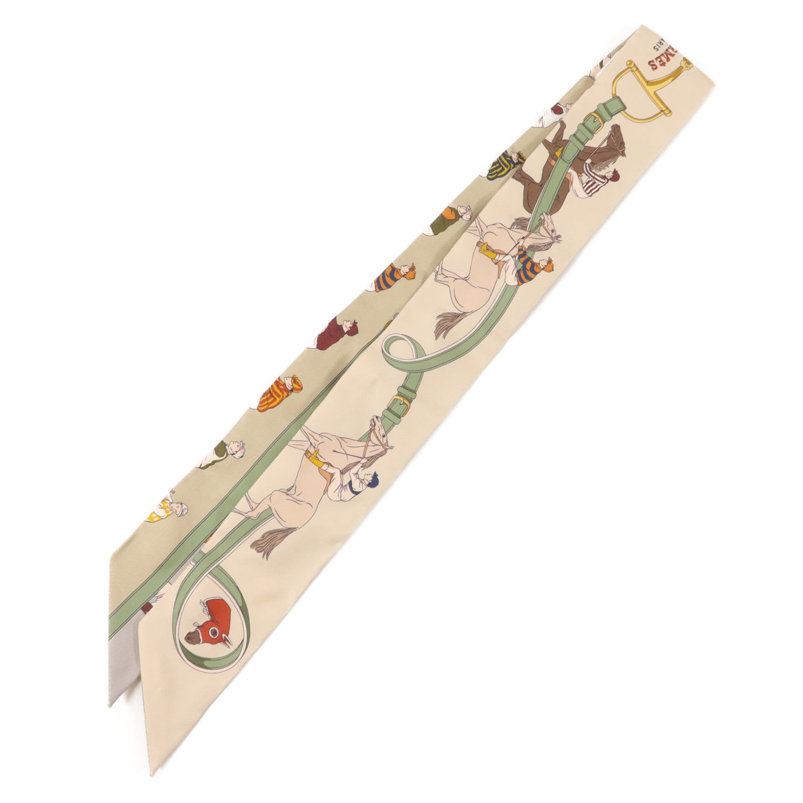 HERMES 絲質Twilly絲巾