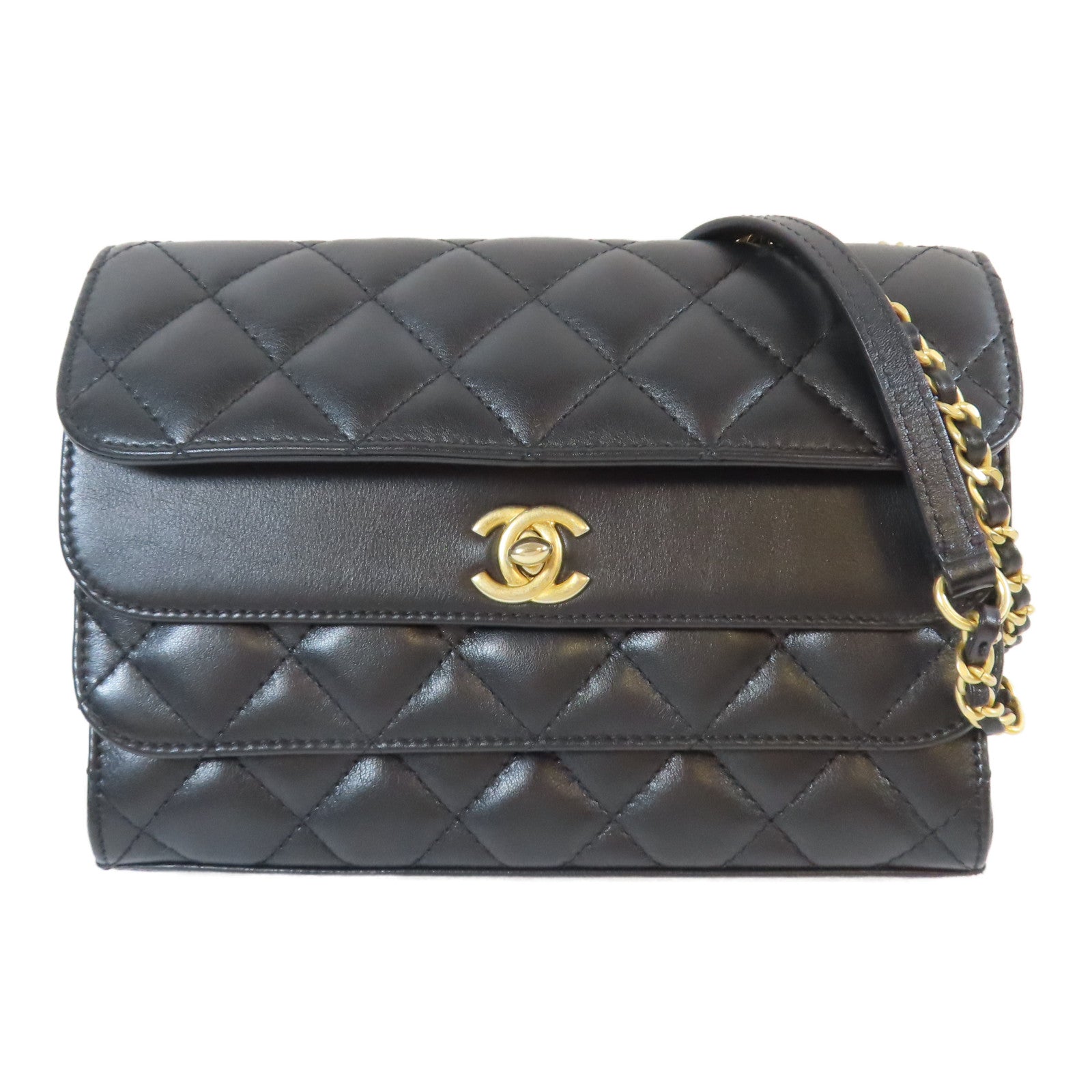CHANEL 即購入禁止 CHANEL シャネル フラグメントケース キャビアスキン 小銭入れ