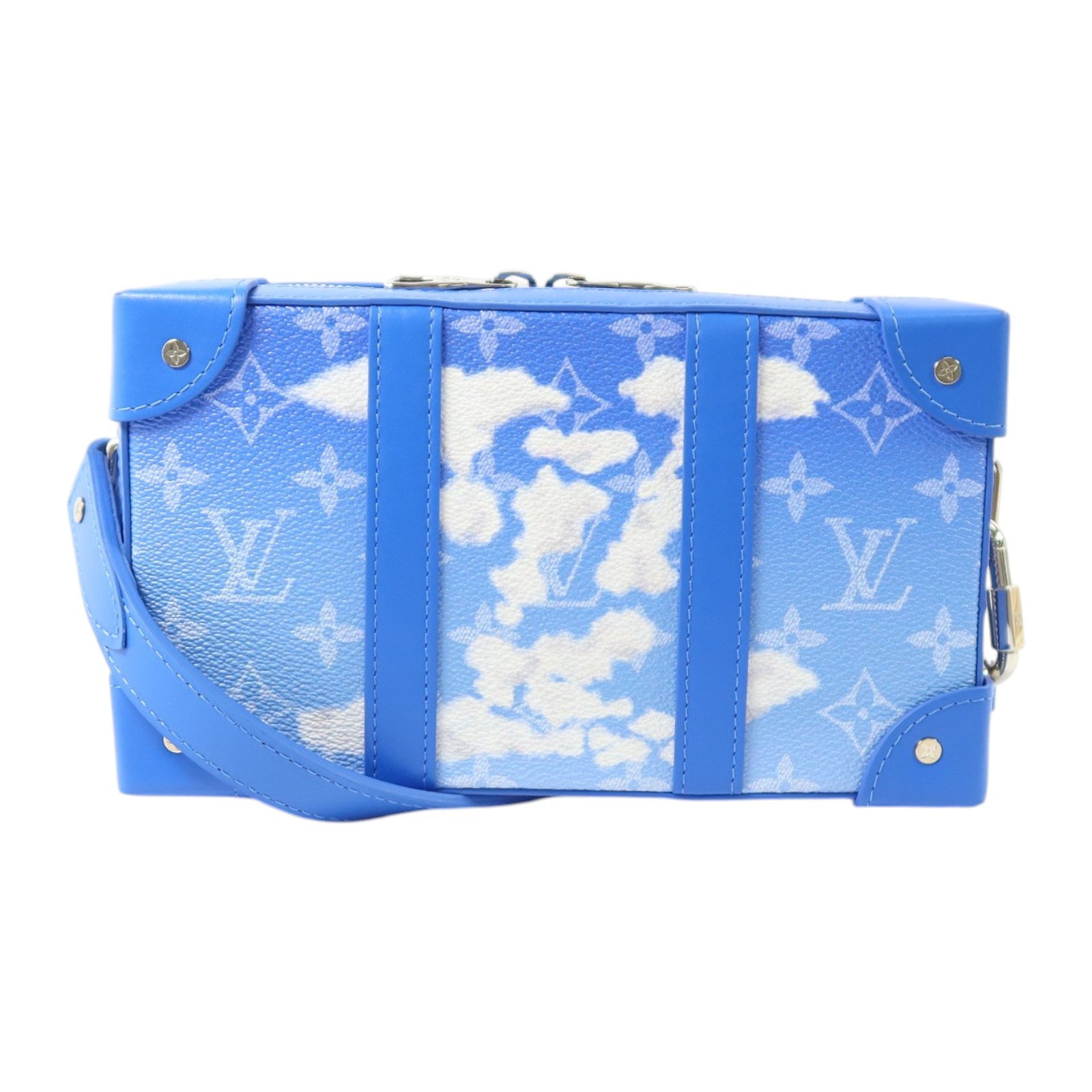 LOUIS VUITTON Monogram Clouds Soft Trunk Wallet銀扣肩背袋