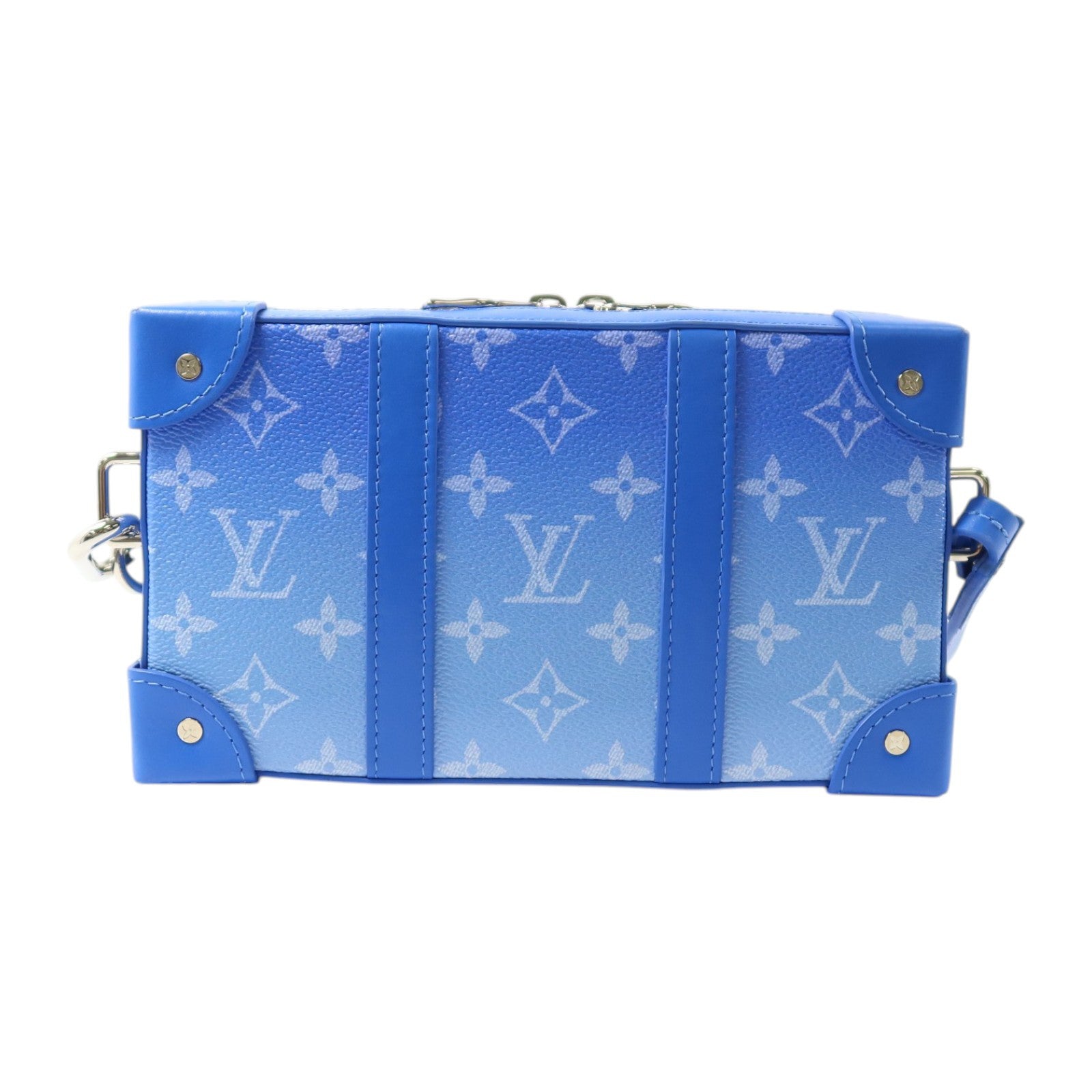 LOUIS VUITTON Monogram Clouds Soft Trunk Wallet銀扣肩背袋