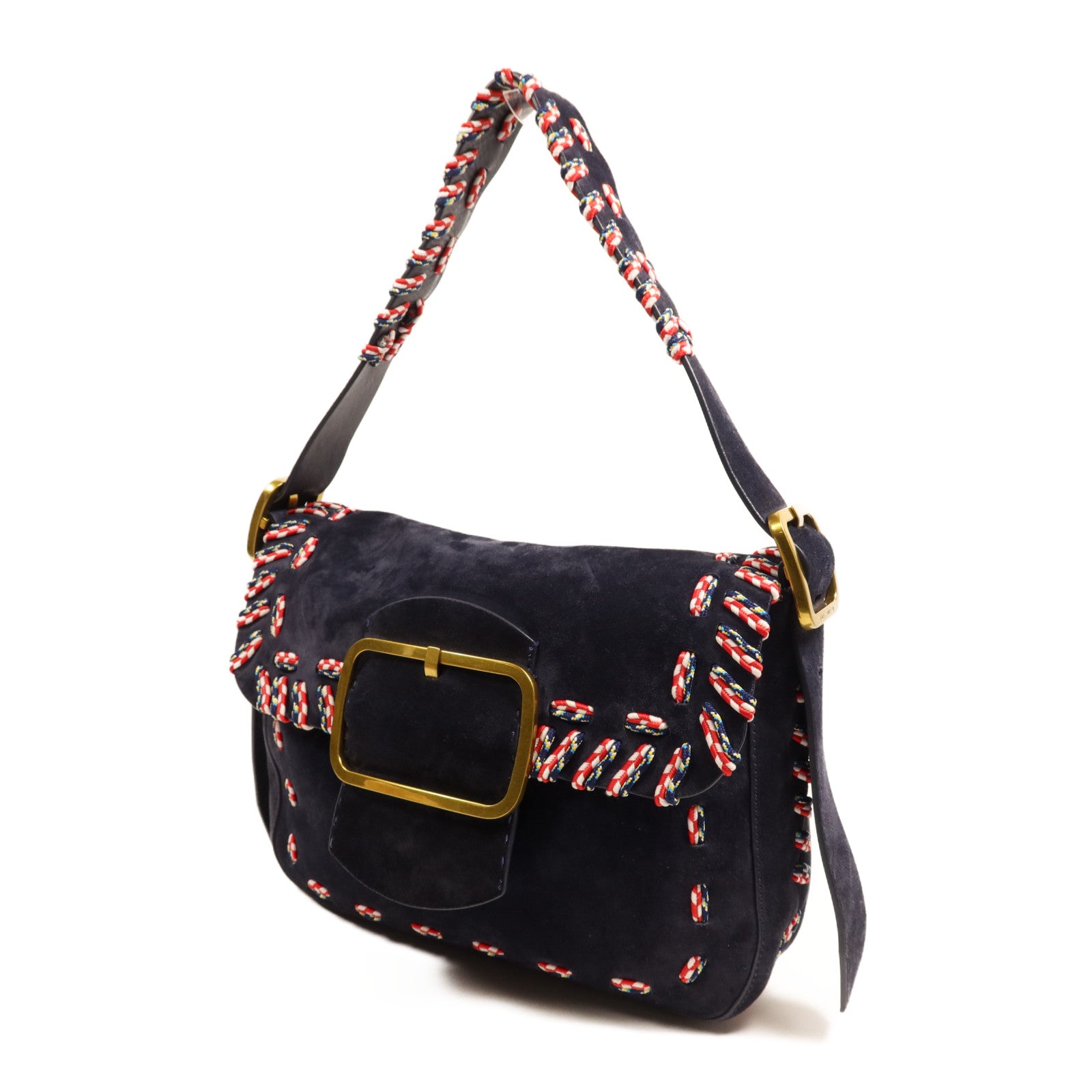 Tory Burch 皮革Shoulder Bag金扣肩背袋