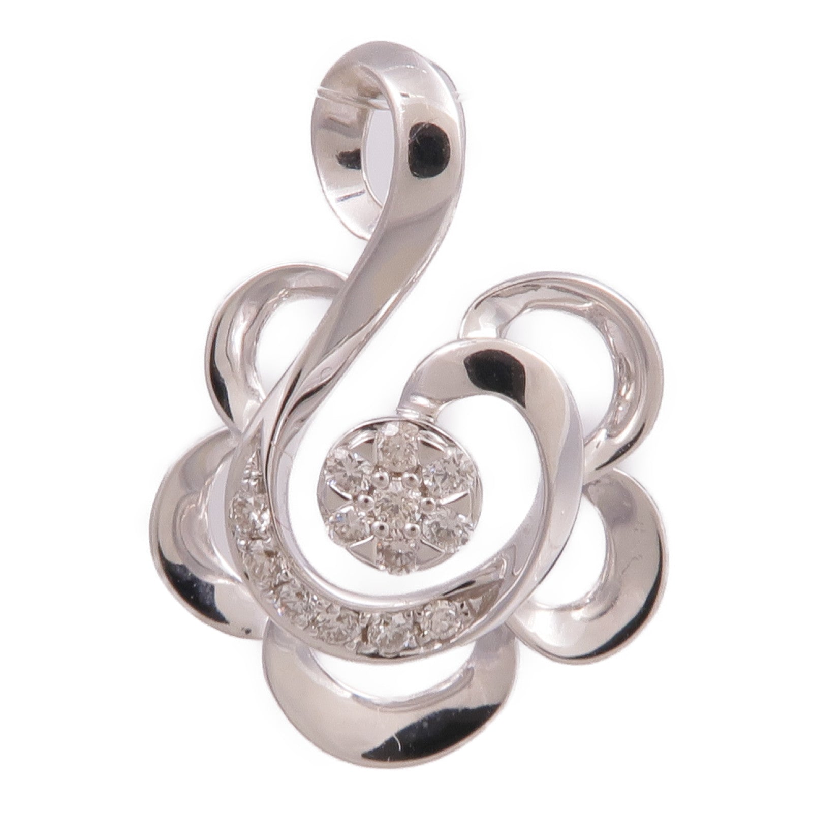 JEWELRY 【激減優惠】18K白金Diamond Pendant鑽石吊墜