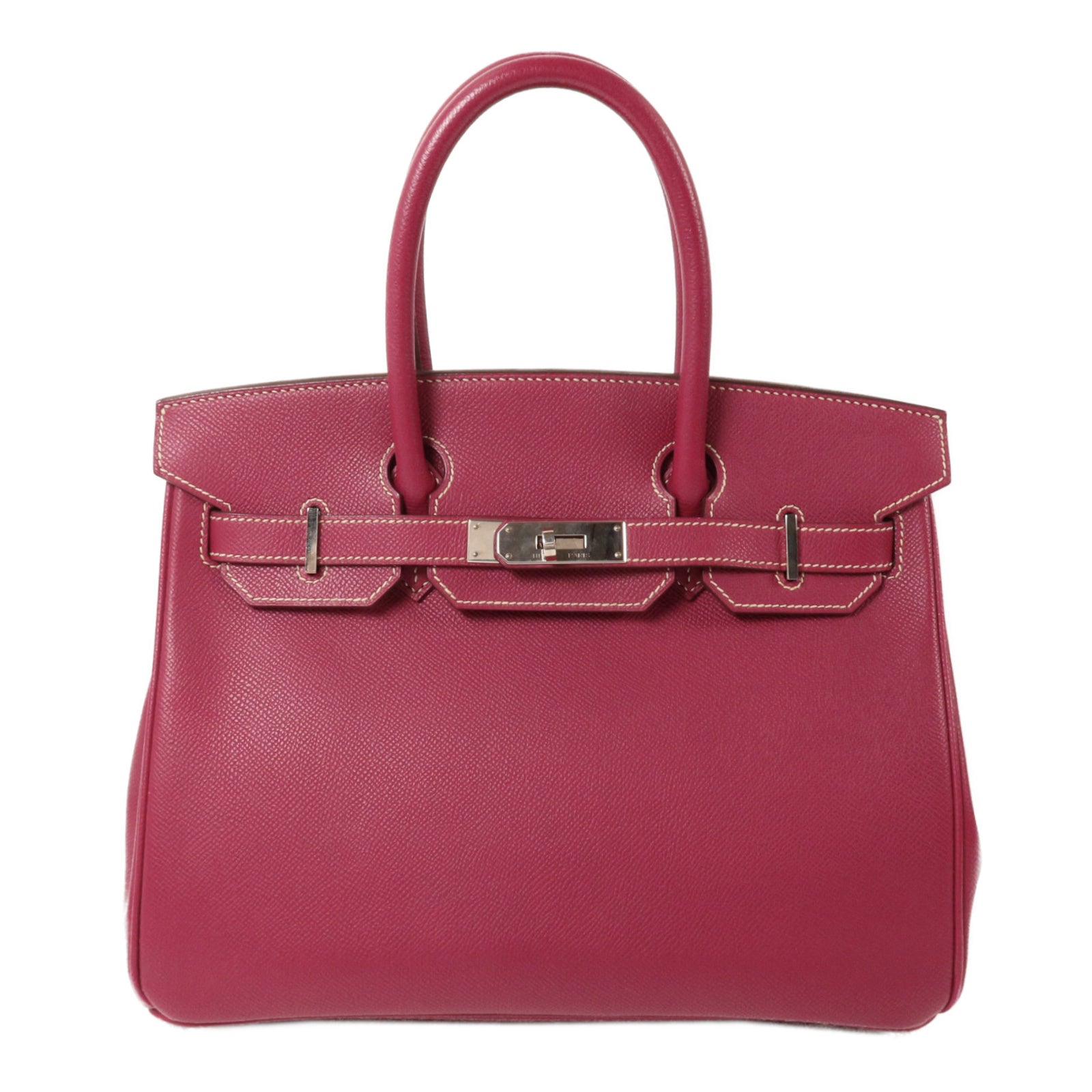 HERMES Epsom皮革Birkin 30手挽袋Tosca
