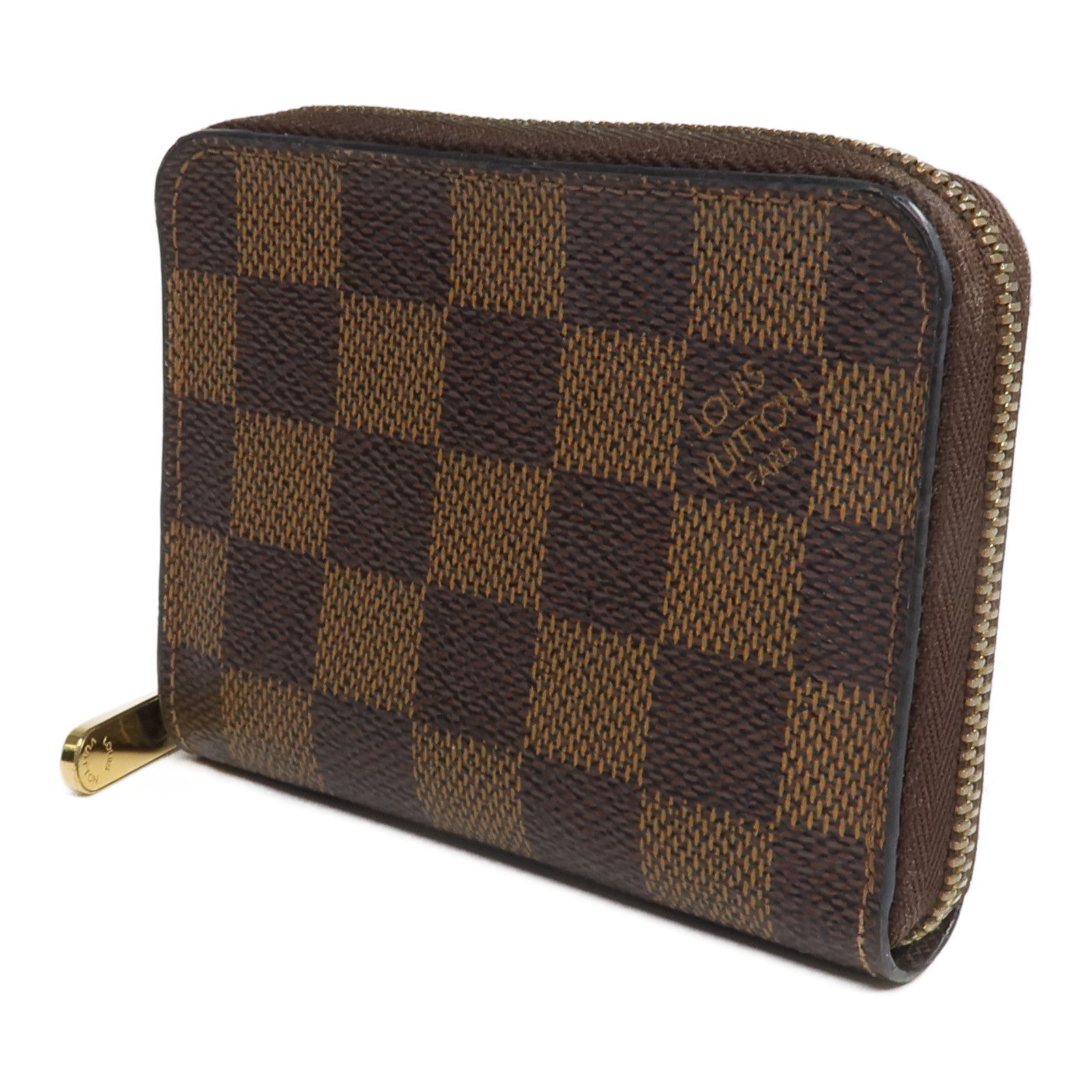 LOUIS VUITTON Damier Zippy Coin Purse金扣零錢包/卡片套
