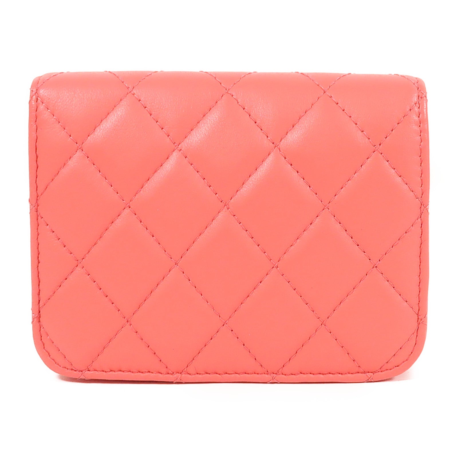 CHANEL 皮革Chain Shoulder金扣鏈帶肩背袋