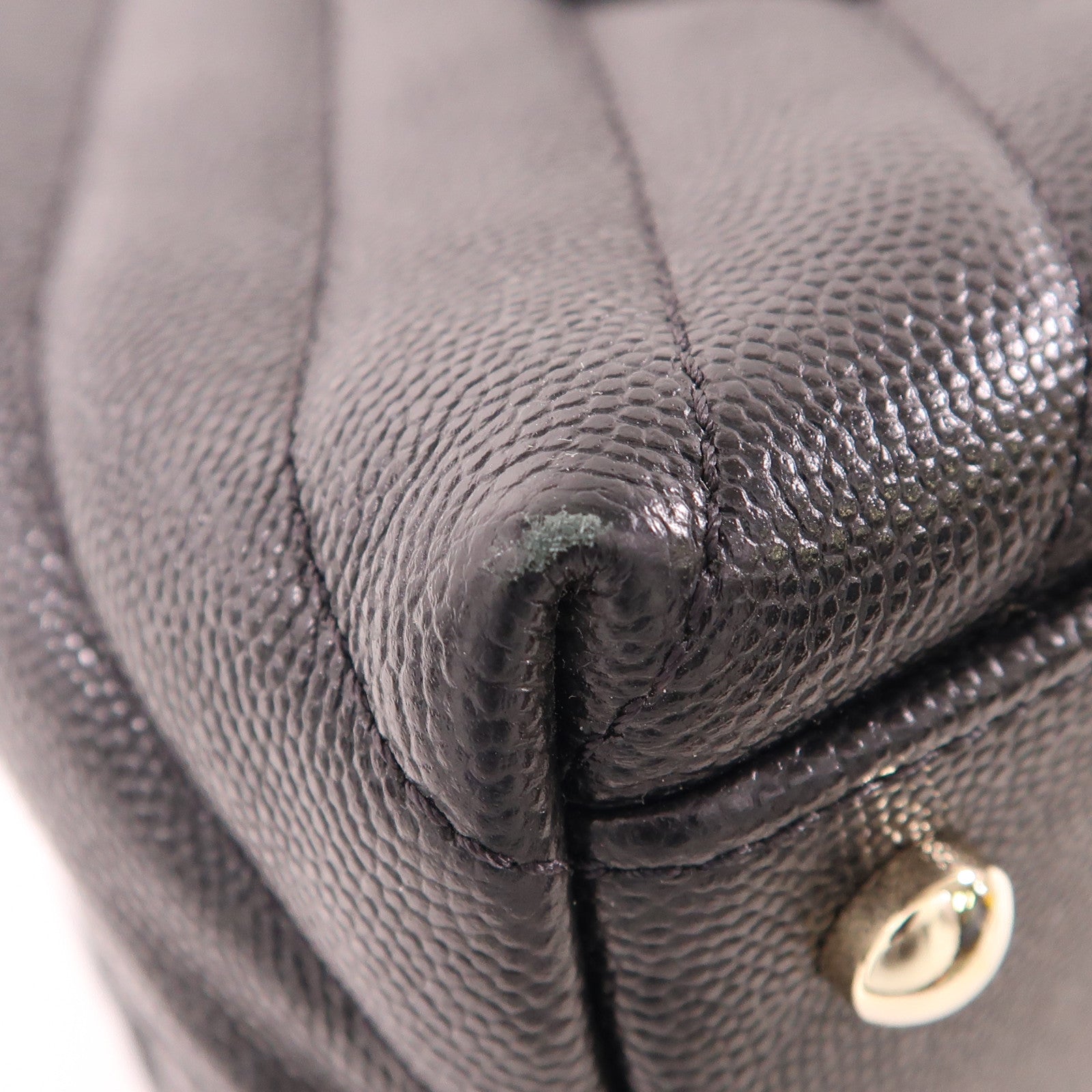 CHANEL 牛皮皮革CoCo Handle Medium金扣手挽肩背兩用袋