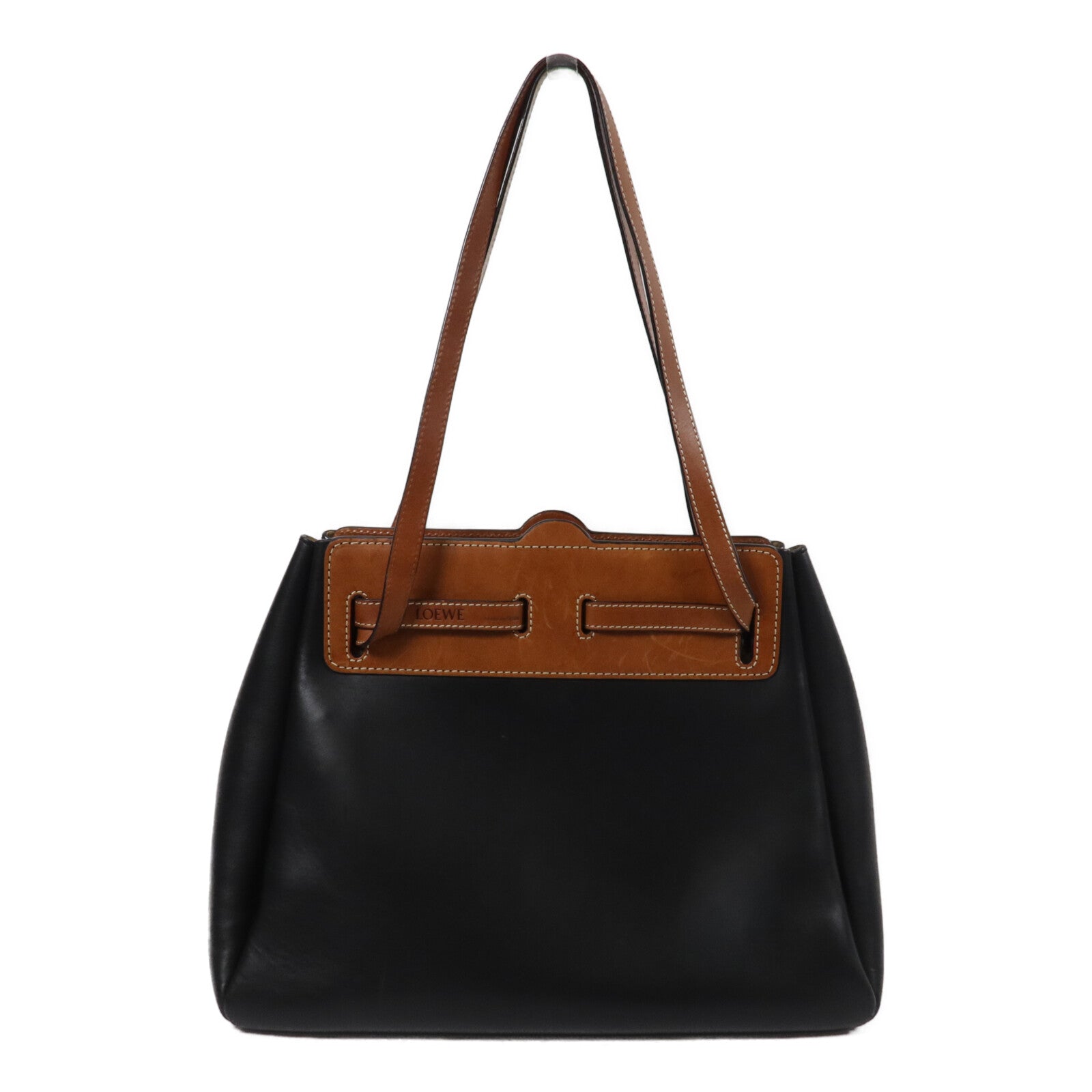 LOEWE 牛皮皮革Lazo Tote手挽袋