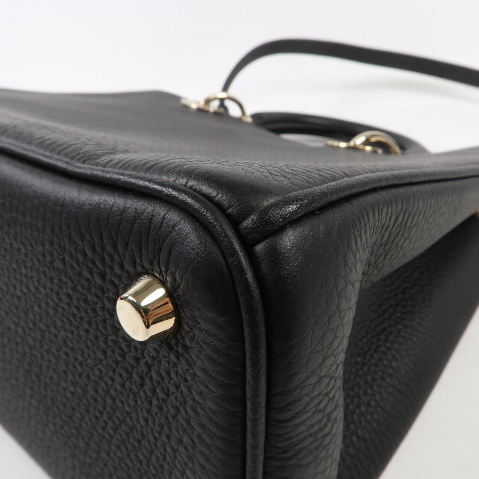 Dior 牛皮皮革Diorissimo金扣手挽肩背兩用袋