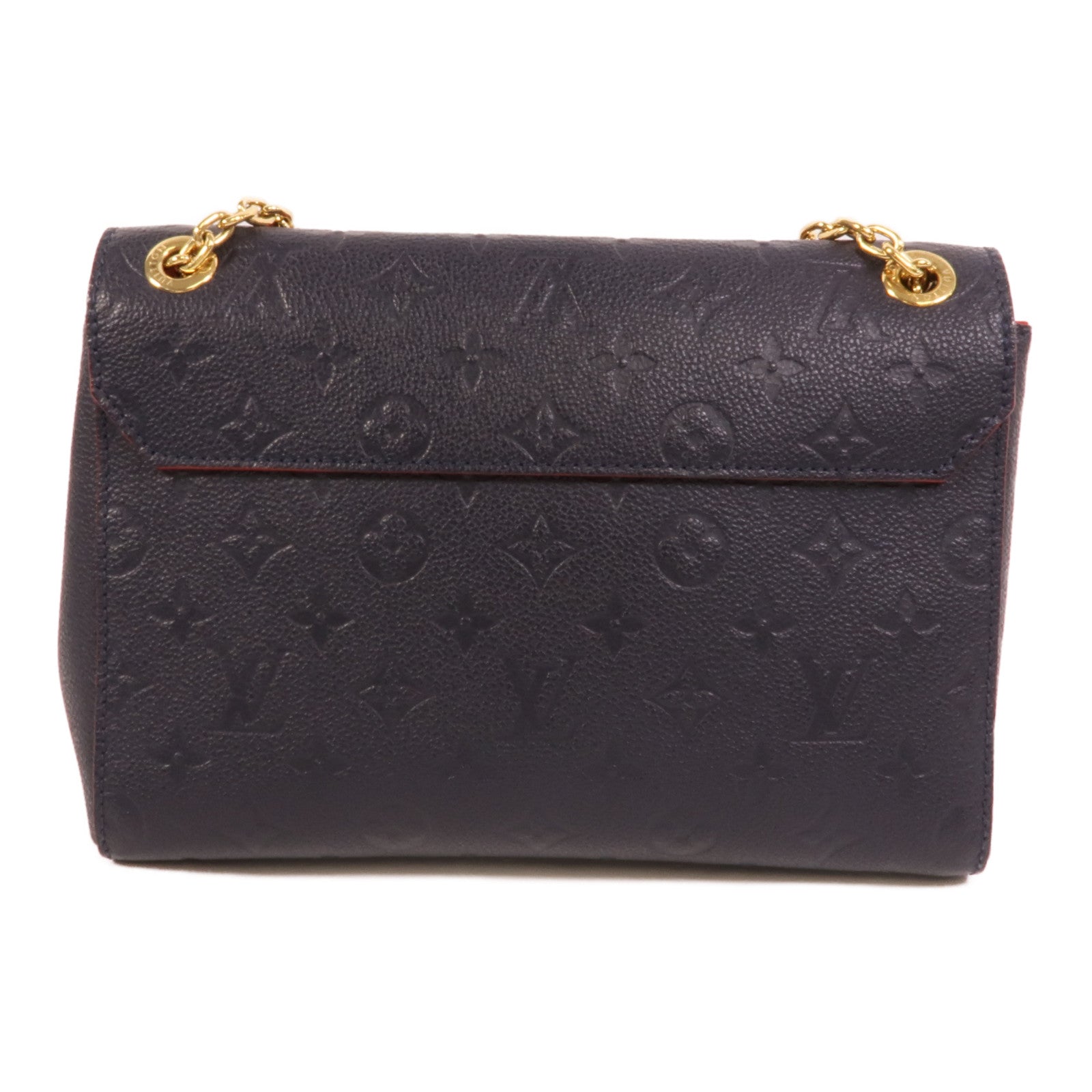 LOUIS VUITTON Monogram Boite Chapeau Souple金扣肩背袋棕色