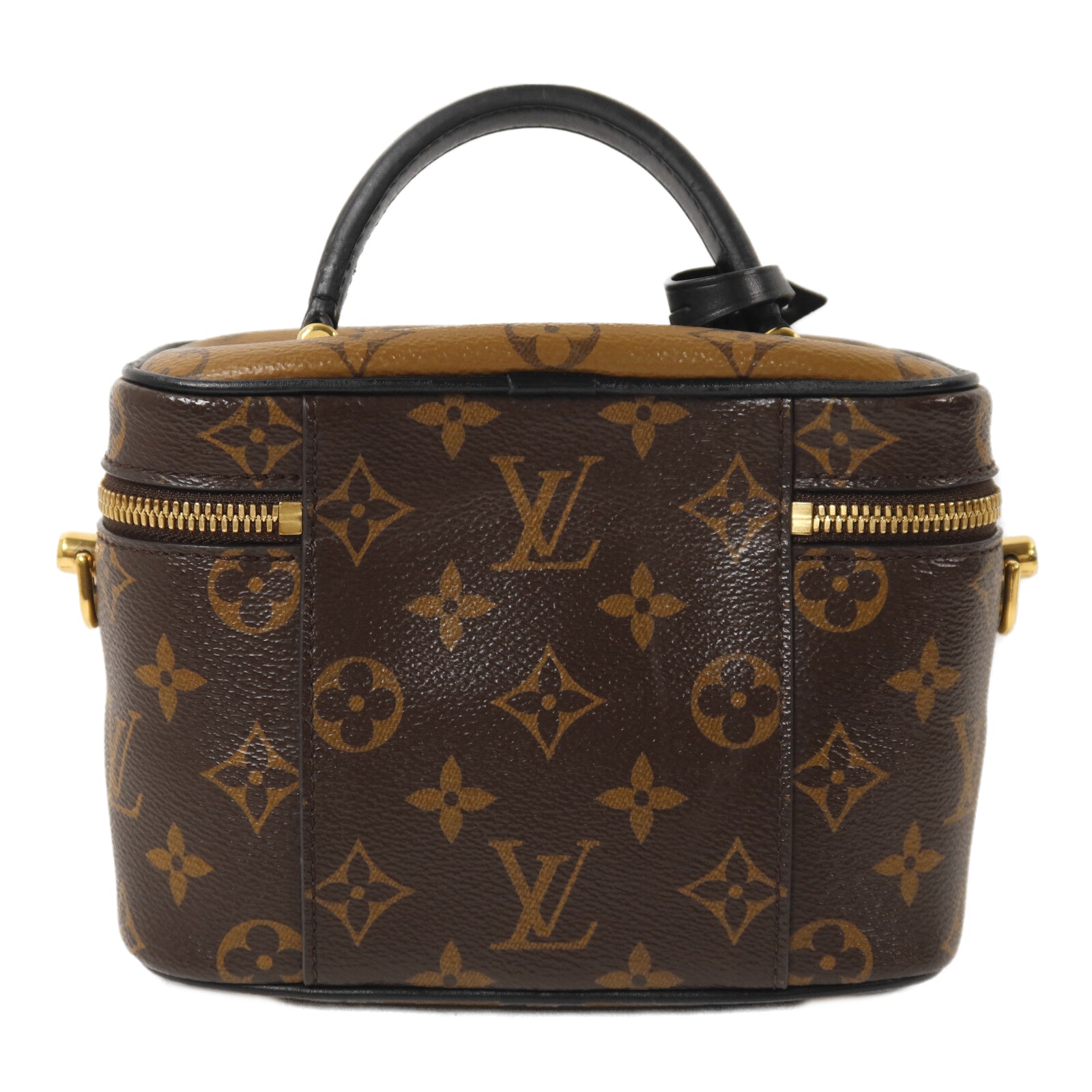 LOUIS VUITTON Monogram Reverse Vanity PM鏈帶手挽肩背兩用袋