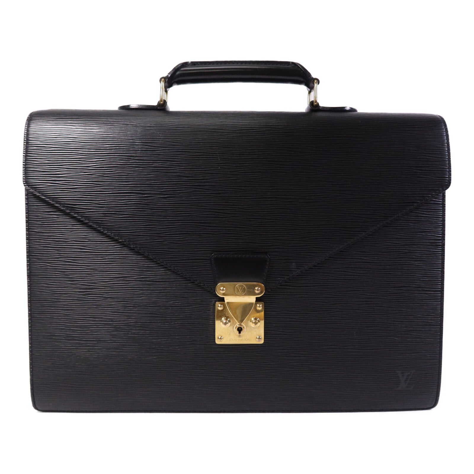 LOUIS VUITTON Epi Porte Document Bandouliere Briefcase金扣公事包