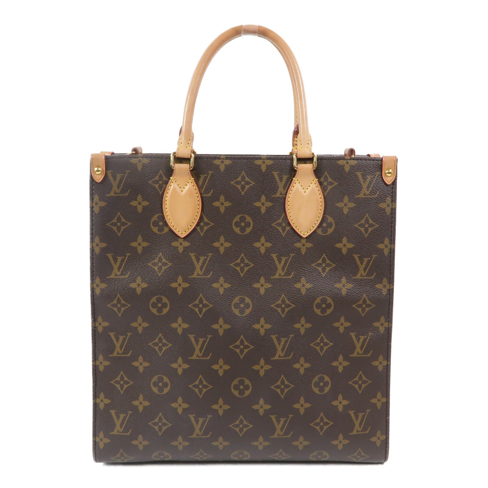 LOUIS VUITTON Monogram Sac Plat PM手挽肩背兩用袋