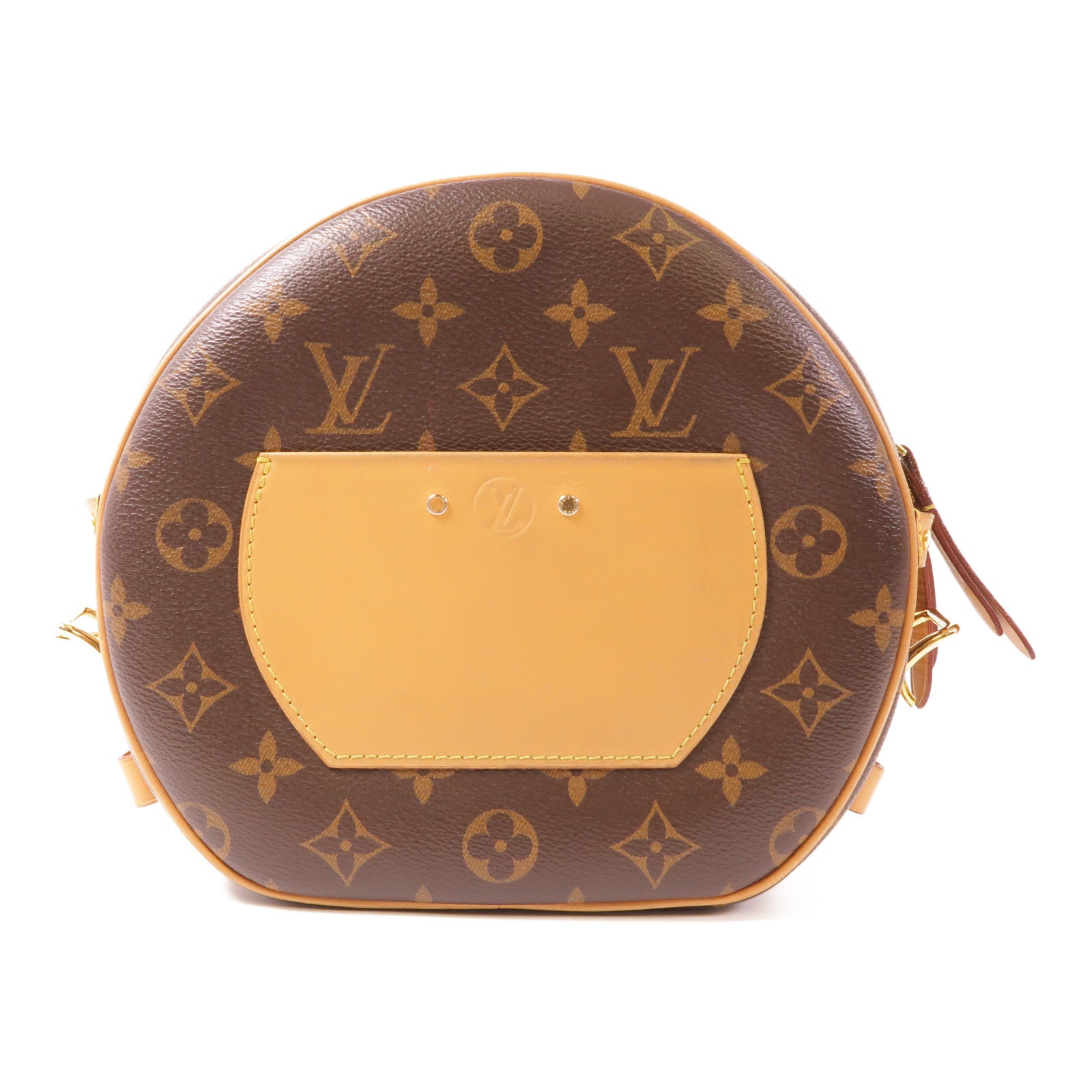 LOUIS VUITTON LV GHW Boite Chapeau Souple Shoulder Bag M45647 Monogram Brown