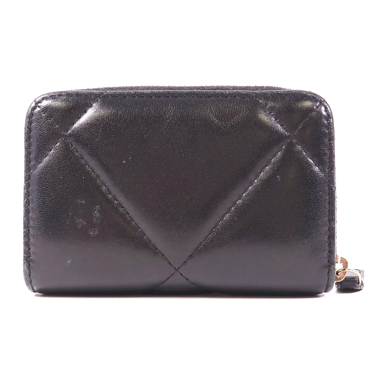 CHANEL 羊皮皮革Coin Case金扣零錢包