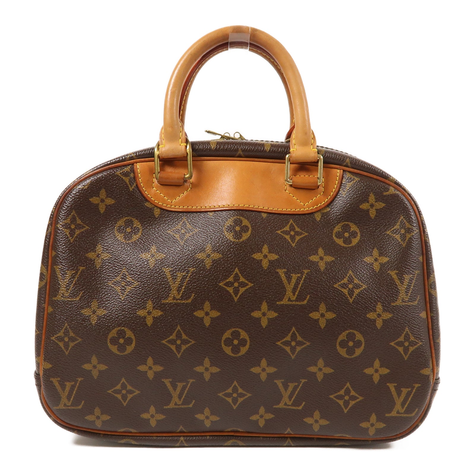LOUIS VUITTON LV GHW Trouville Hand Bag M42228 Monogram Brown