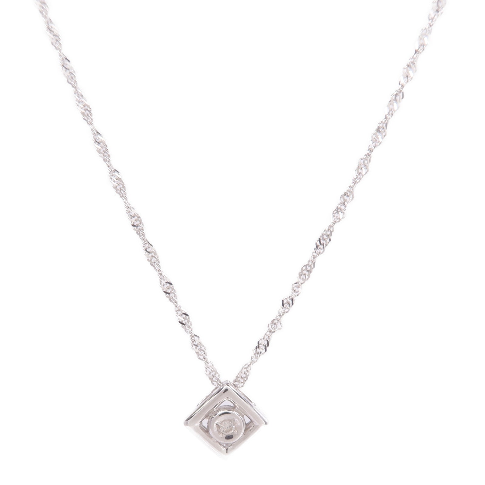 JEWELRY 18K白金Diamond Necklace鑽石項鍊
