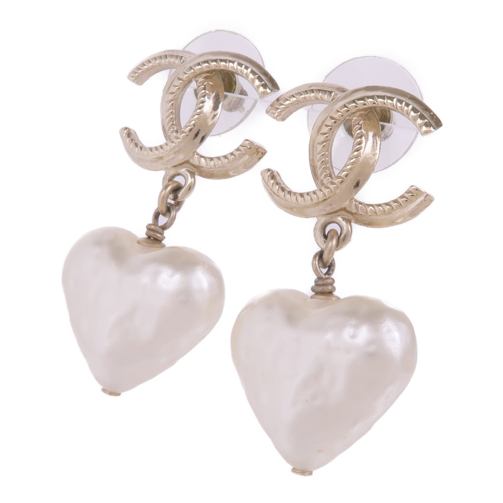 CHANEL 【激減優惠】PVC/金屬Earrings耳環