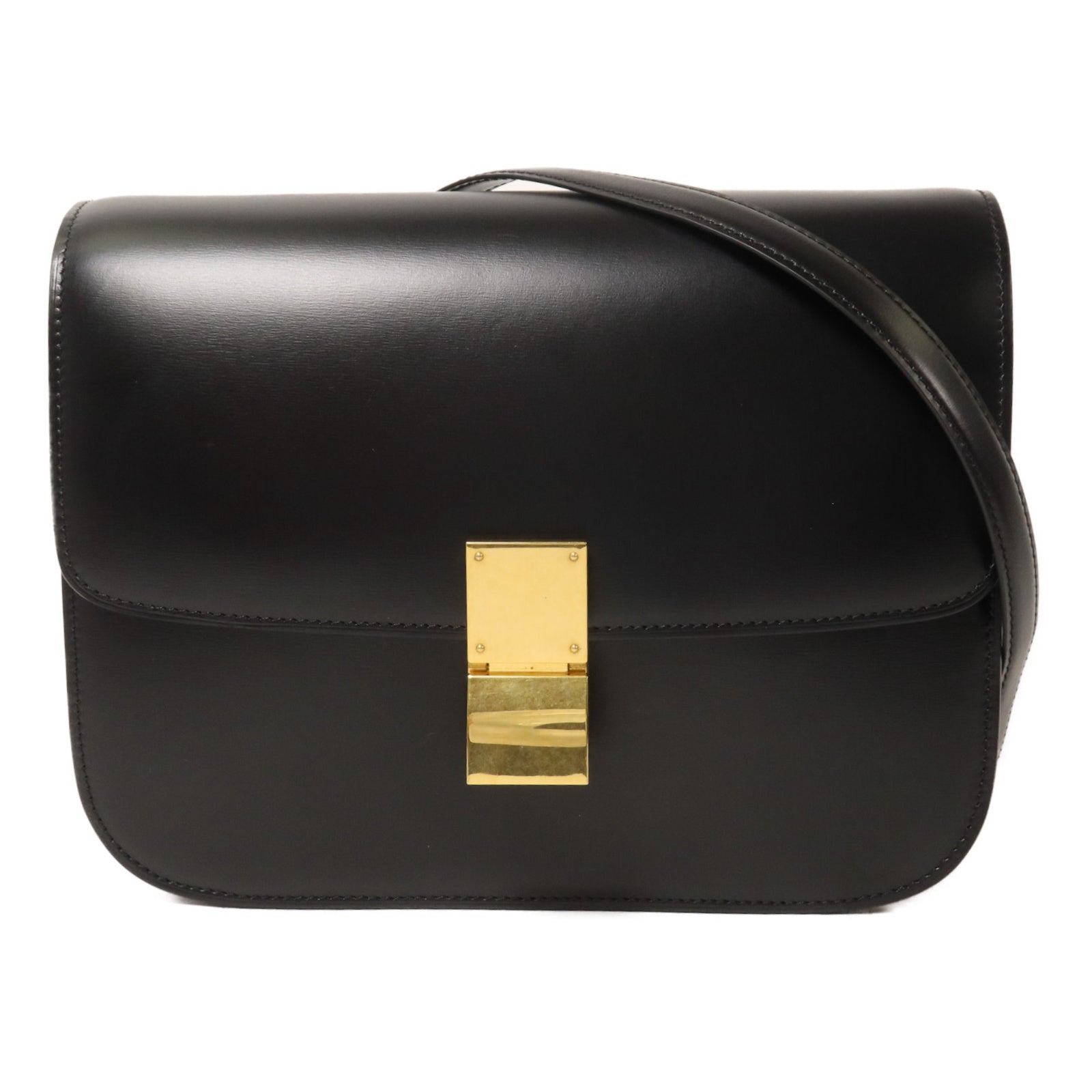 CELINE 牛皮皮革Classic Box肩背袋