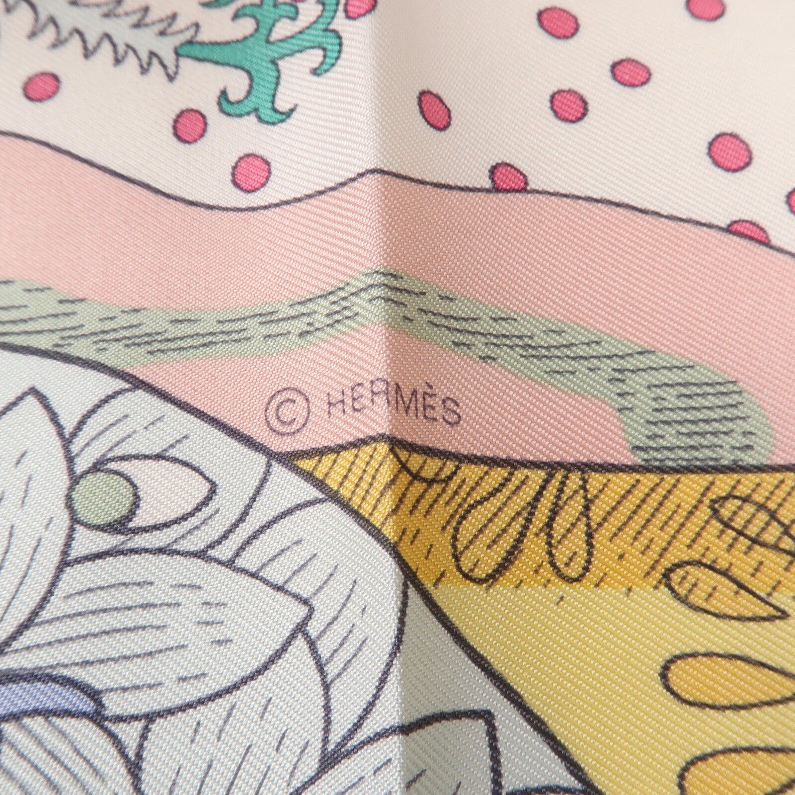 HERMES 【萬聖節商品】絲質Carre 90絲巾