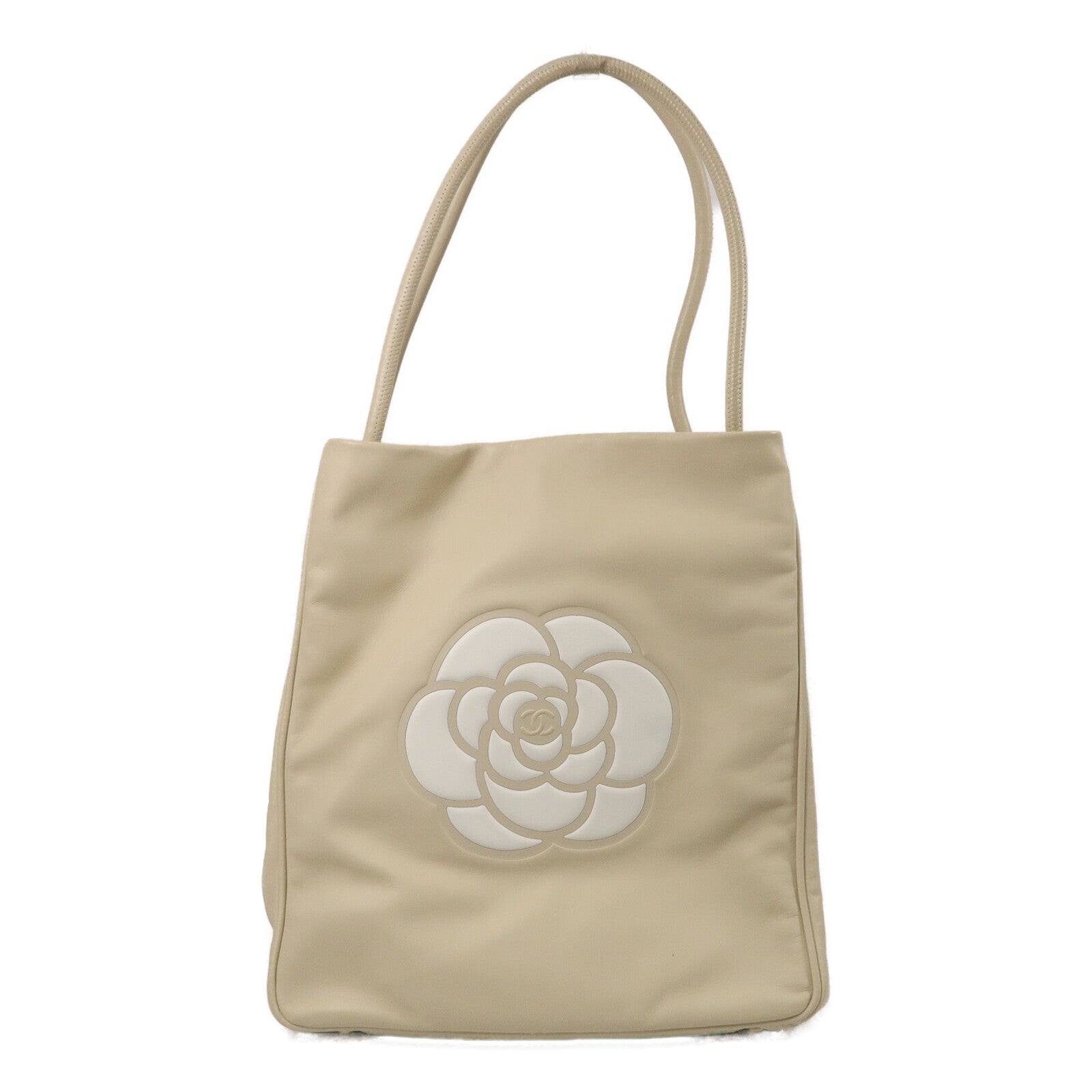 CHANEL 牛皮皮革Camellia Shoulder Bag手挽袋