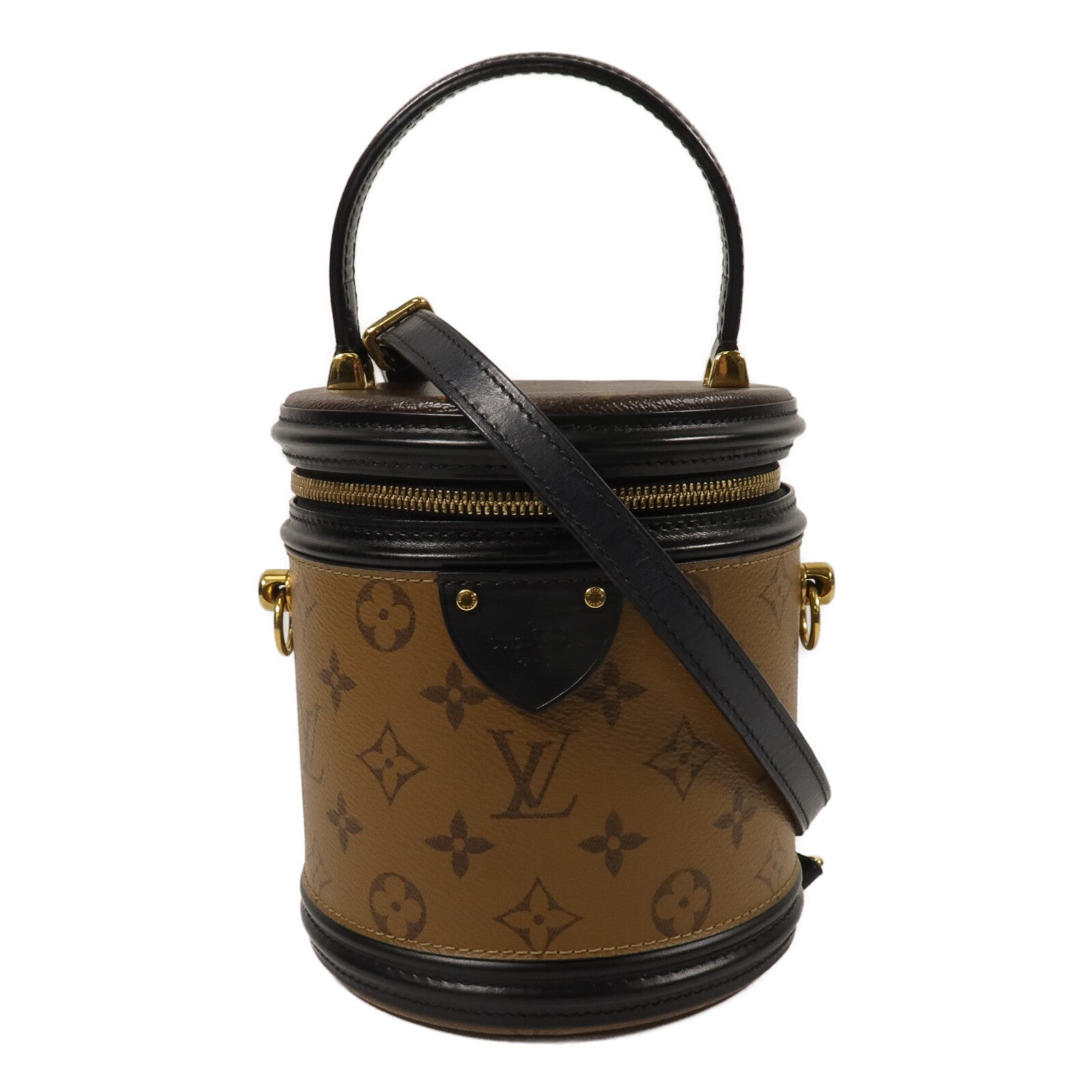 LOUIS VUITTON Monogram Reverse Cannes手挽肩背兩用袋