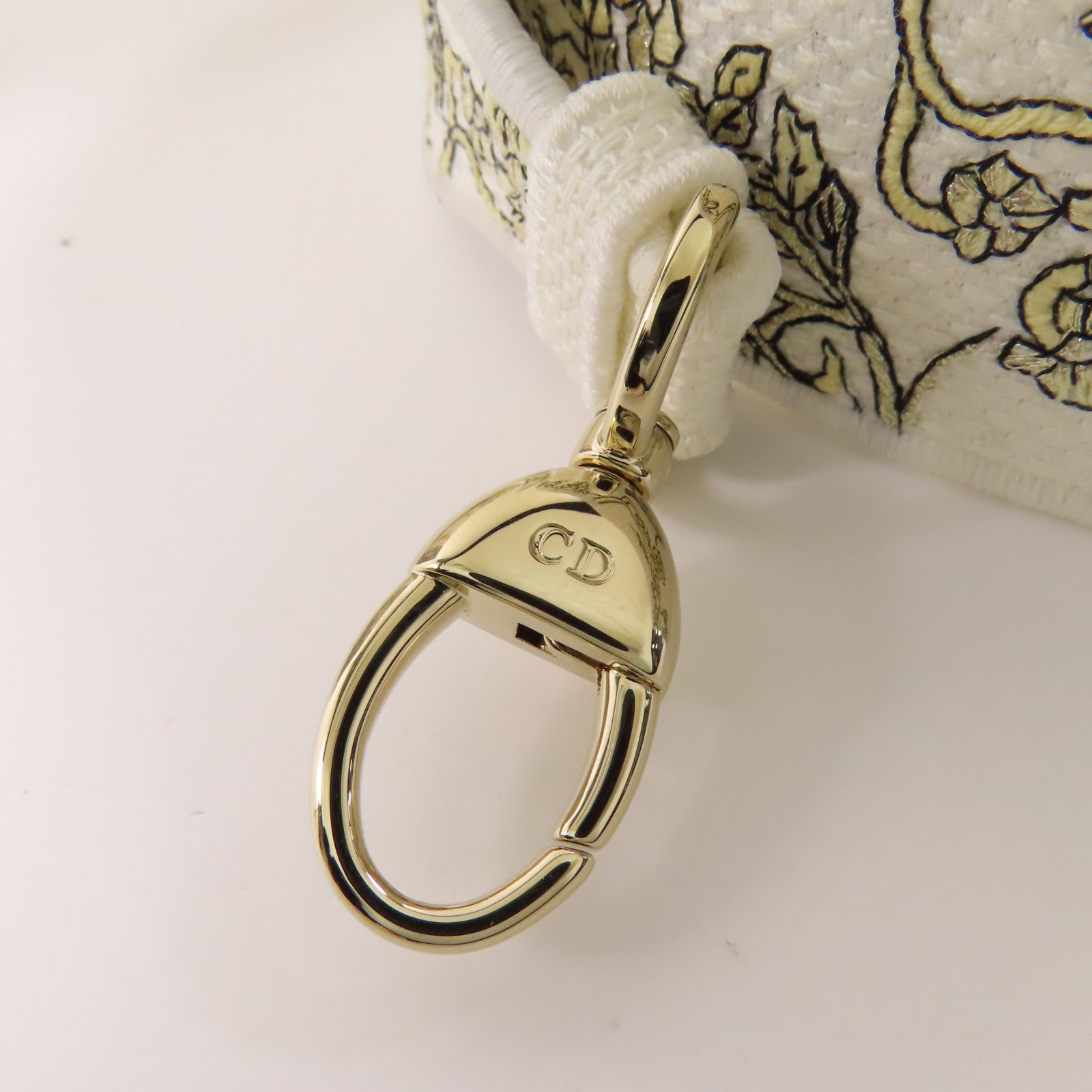 Dior 帆布Lady D-Lite銀扣手挽肩背兩用袋