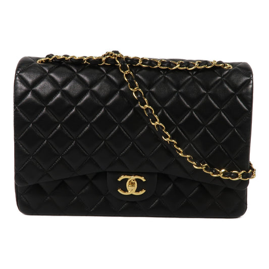 CHANEL 羊皮皮革Maxi Classic鏈帶肩背袋