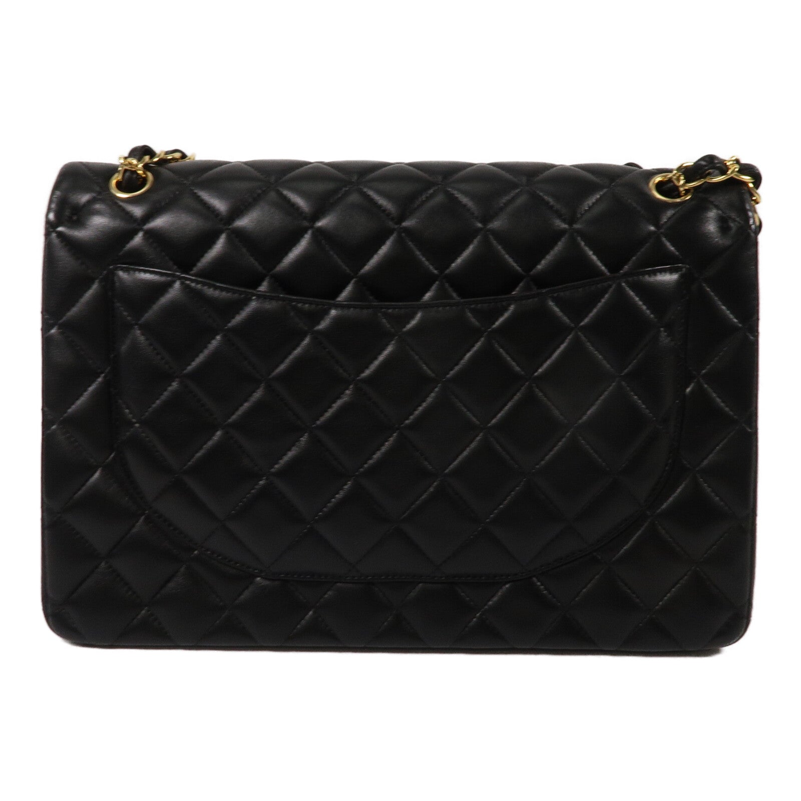 CHANEL 羊皮皮革Maxi Classic鏈帶肩背袋