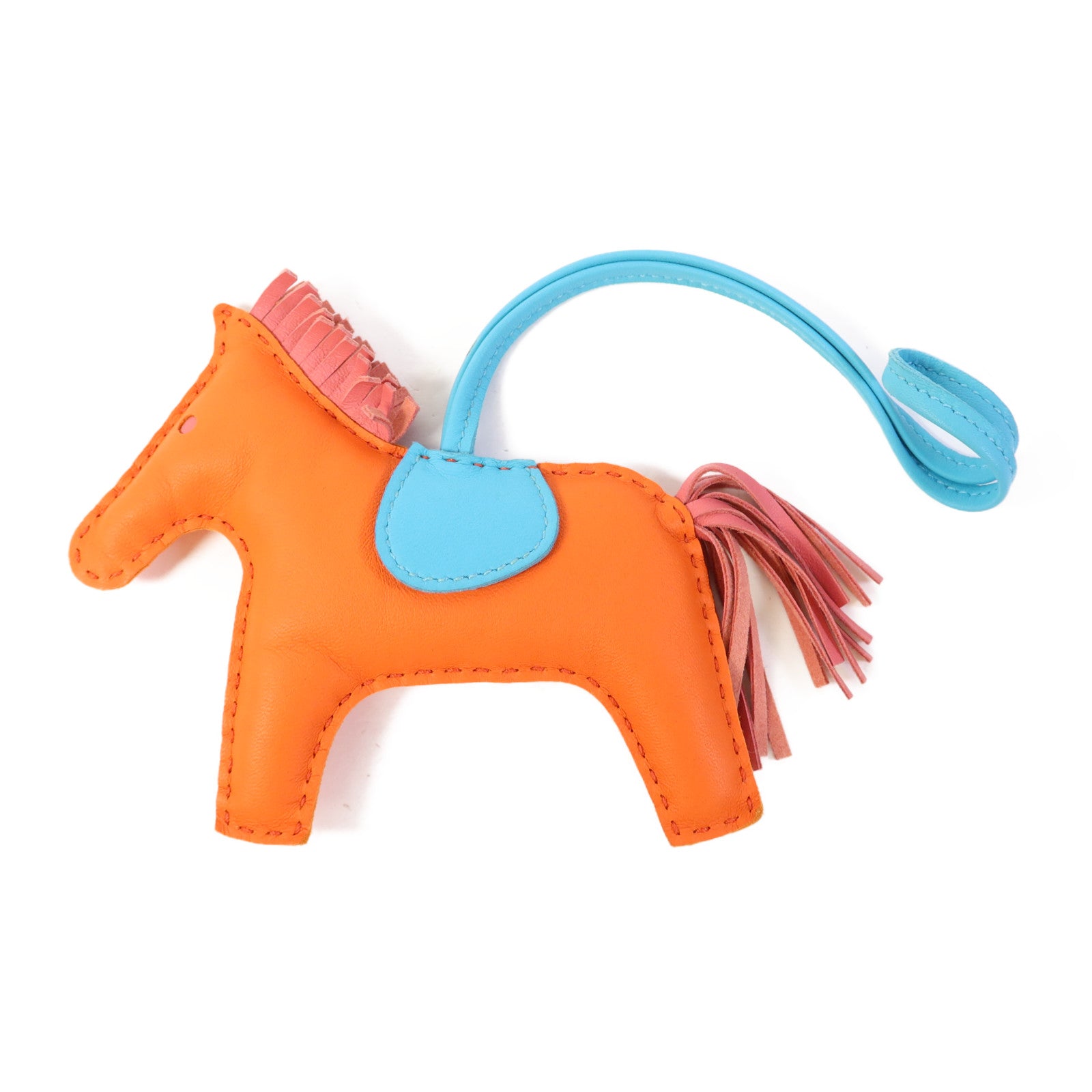 HERMES Milo皮革Rodeo MM掛飾