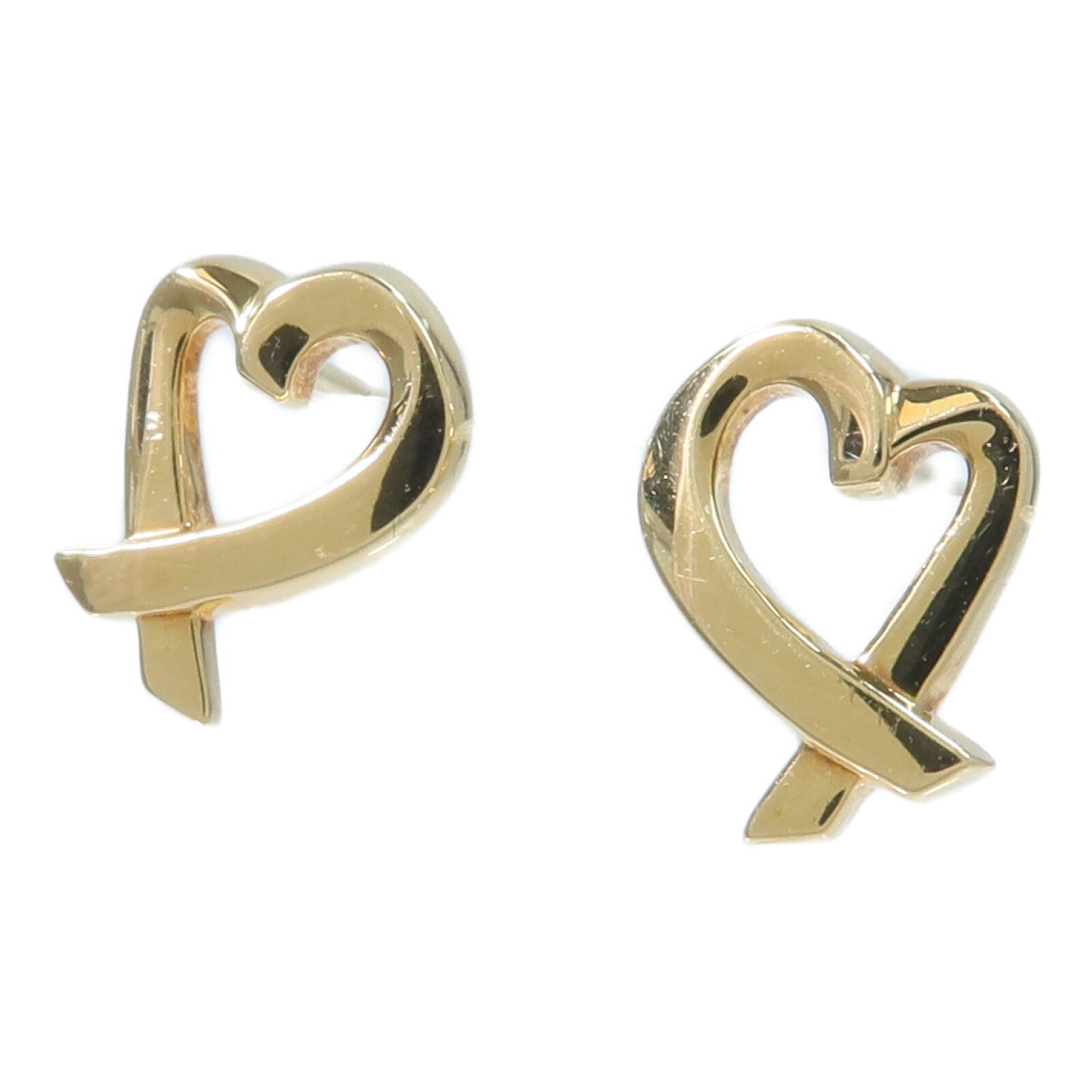 TIFFANY&CO 18K黃金Loving Heart Earrings耳環