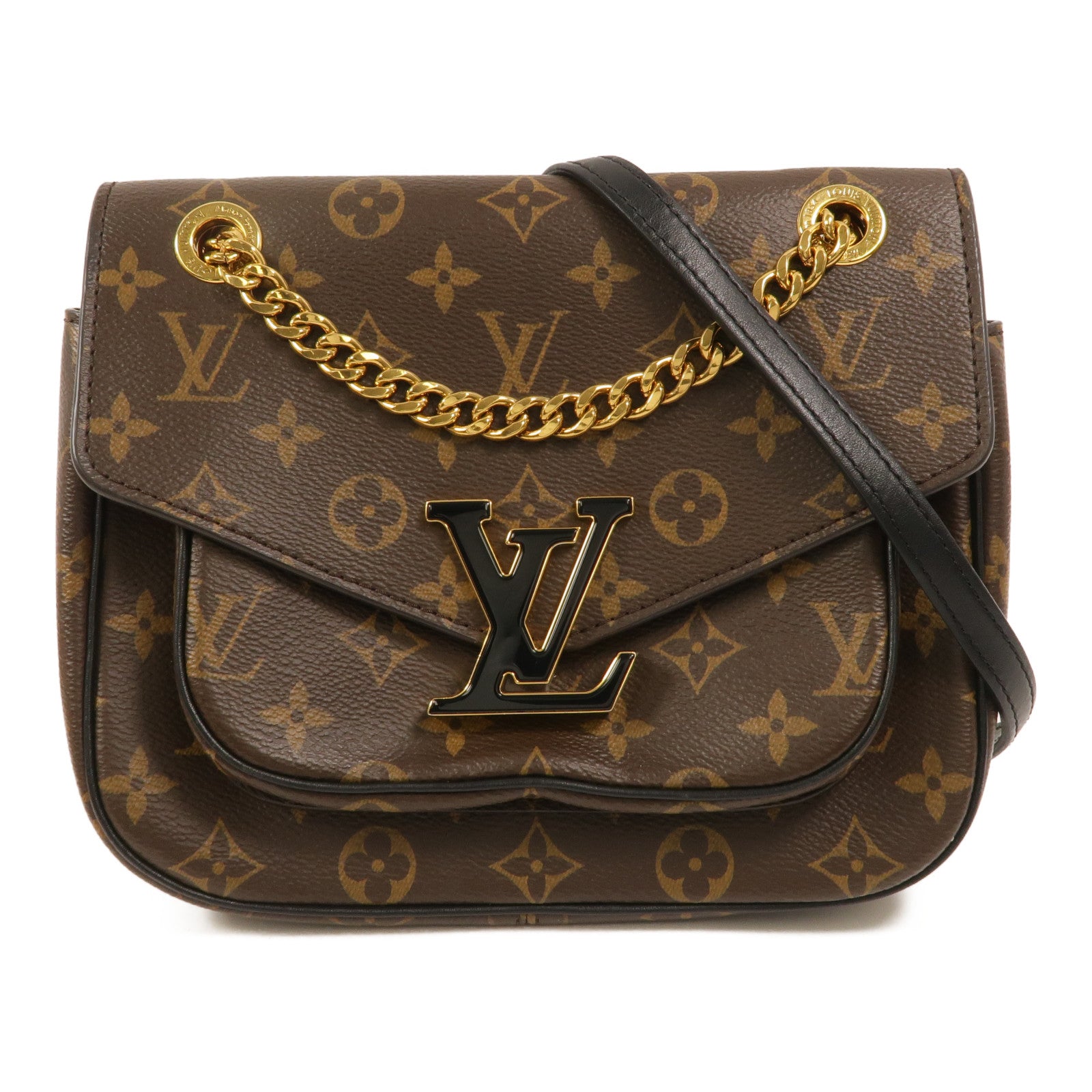 LOUIS VUITTON Monogram Passy金扣肩背袋