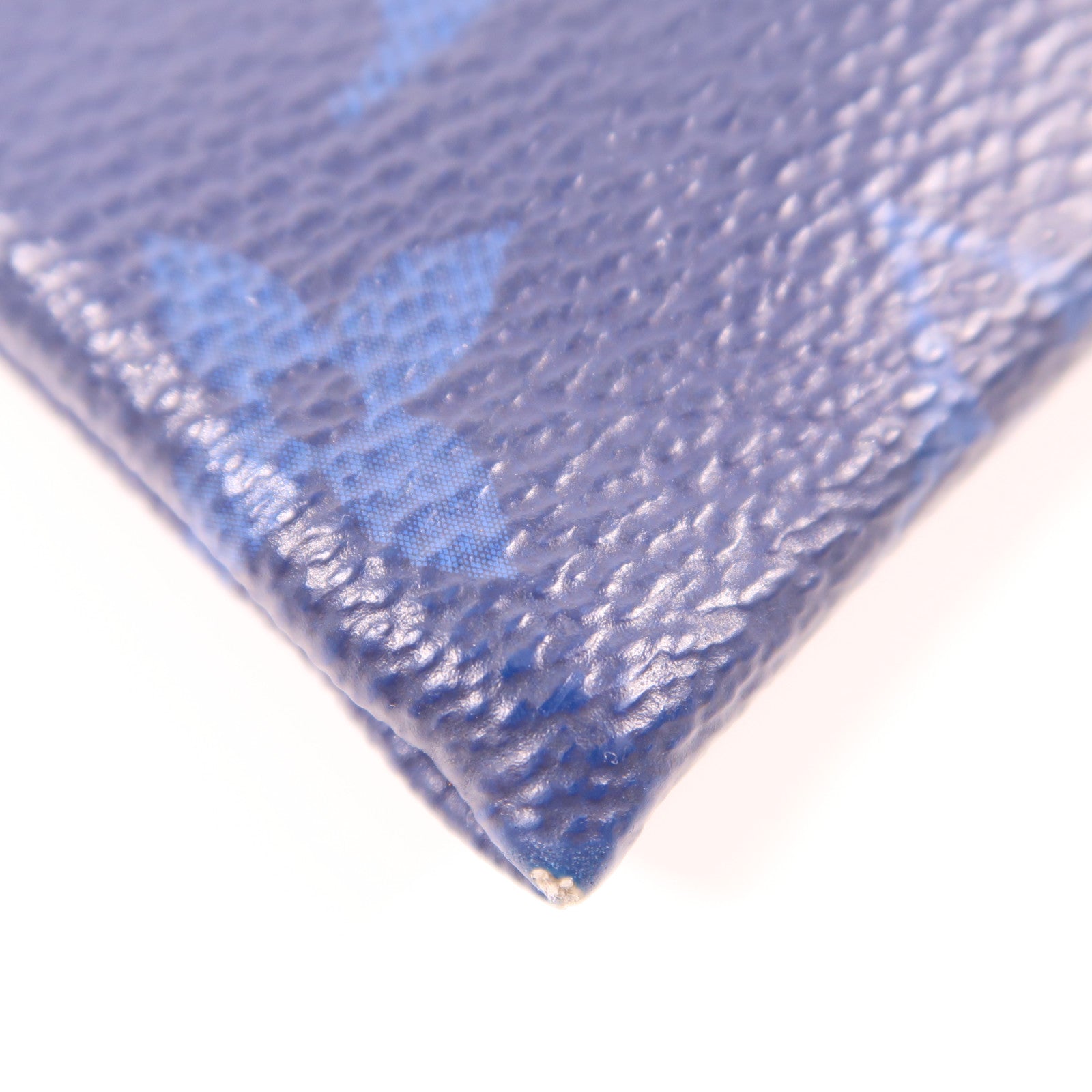 LOUIS VUITTON Taiga皮革Discovery Pochette銀扣手拿包