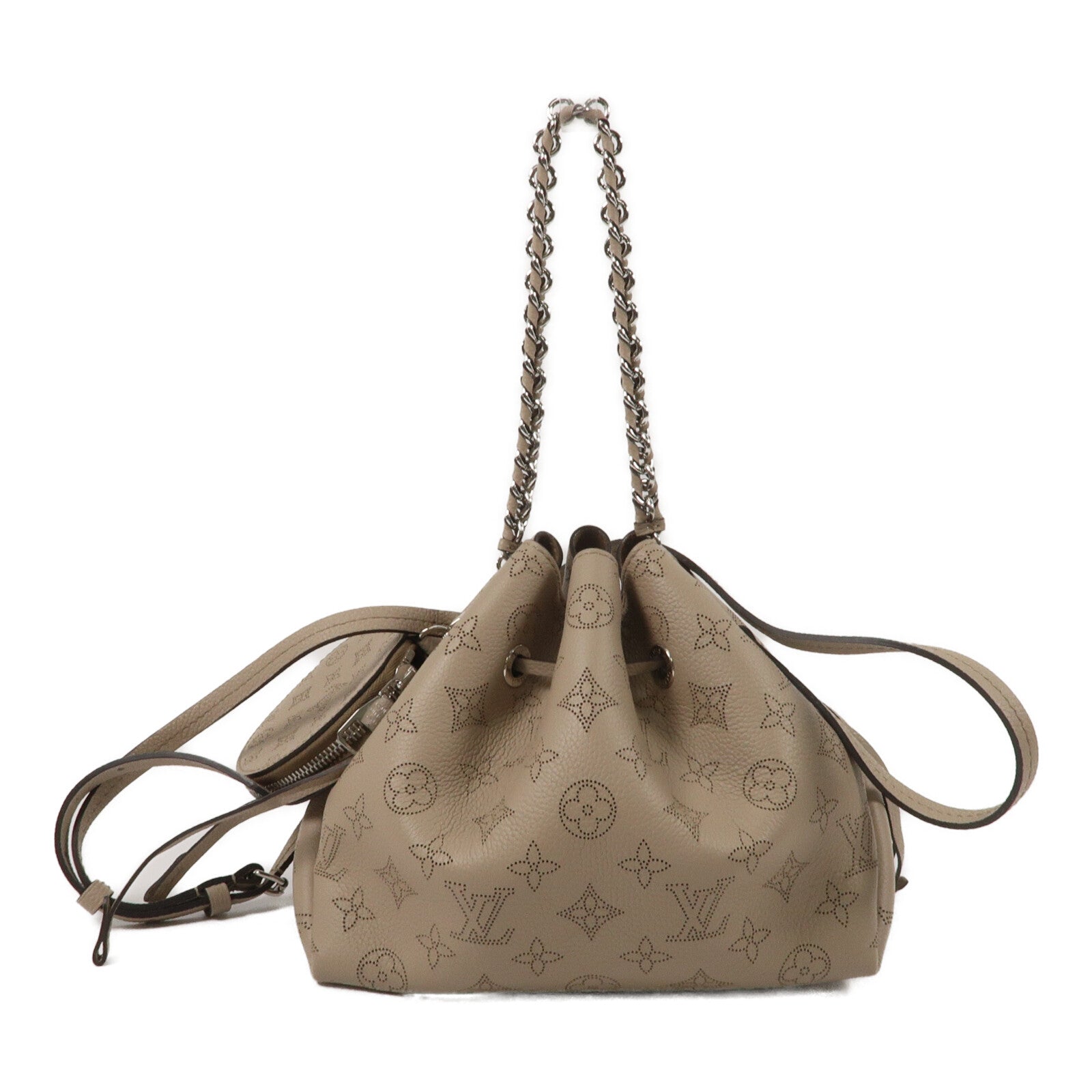 LOUIS VUITTON Mahina皮革Bella鏈帶肩背袋