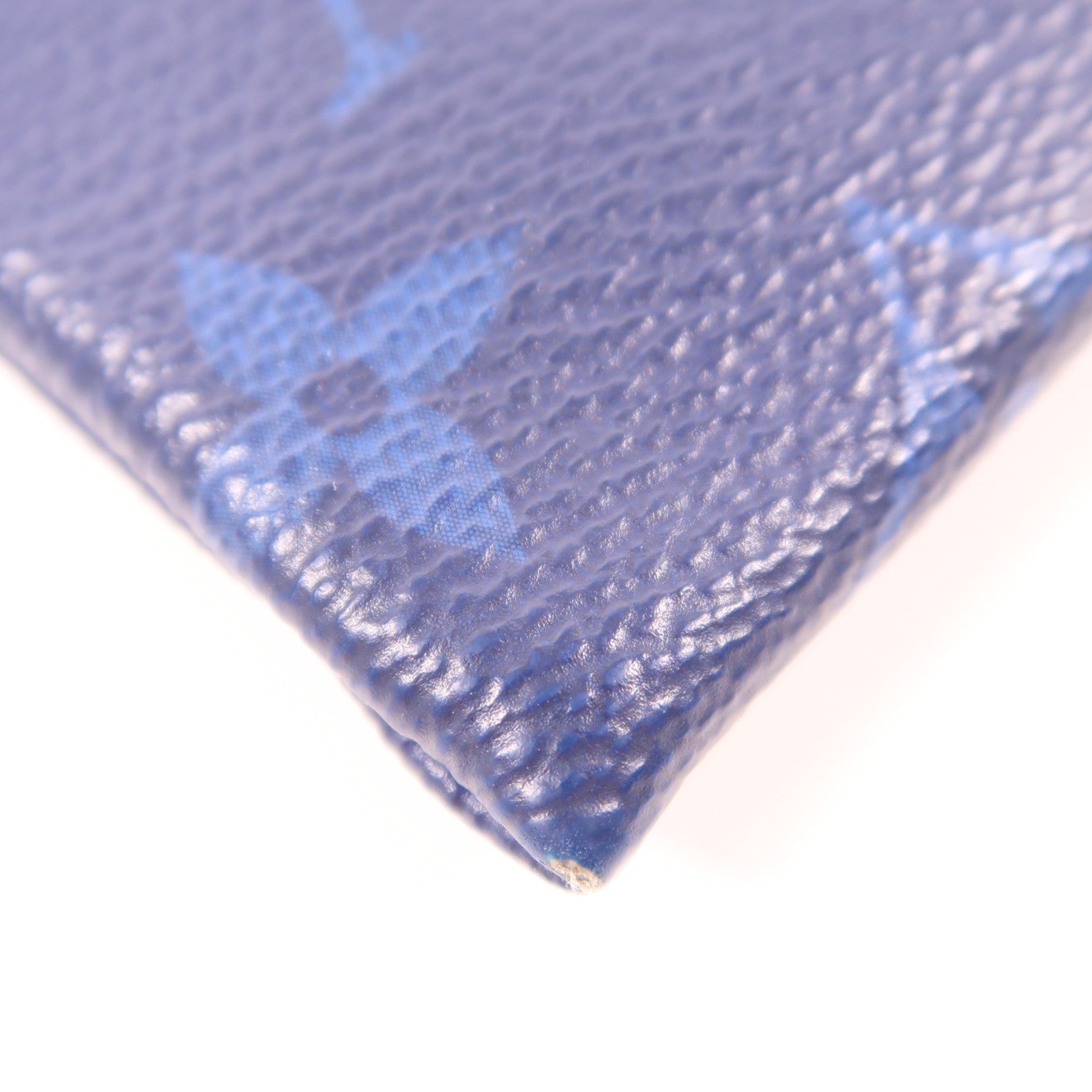 LOUIS VUITTON Taiga皮革Discovery Pochette銀扣手拿包