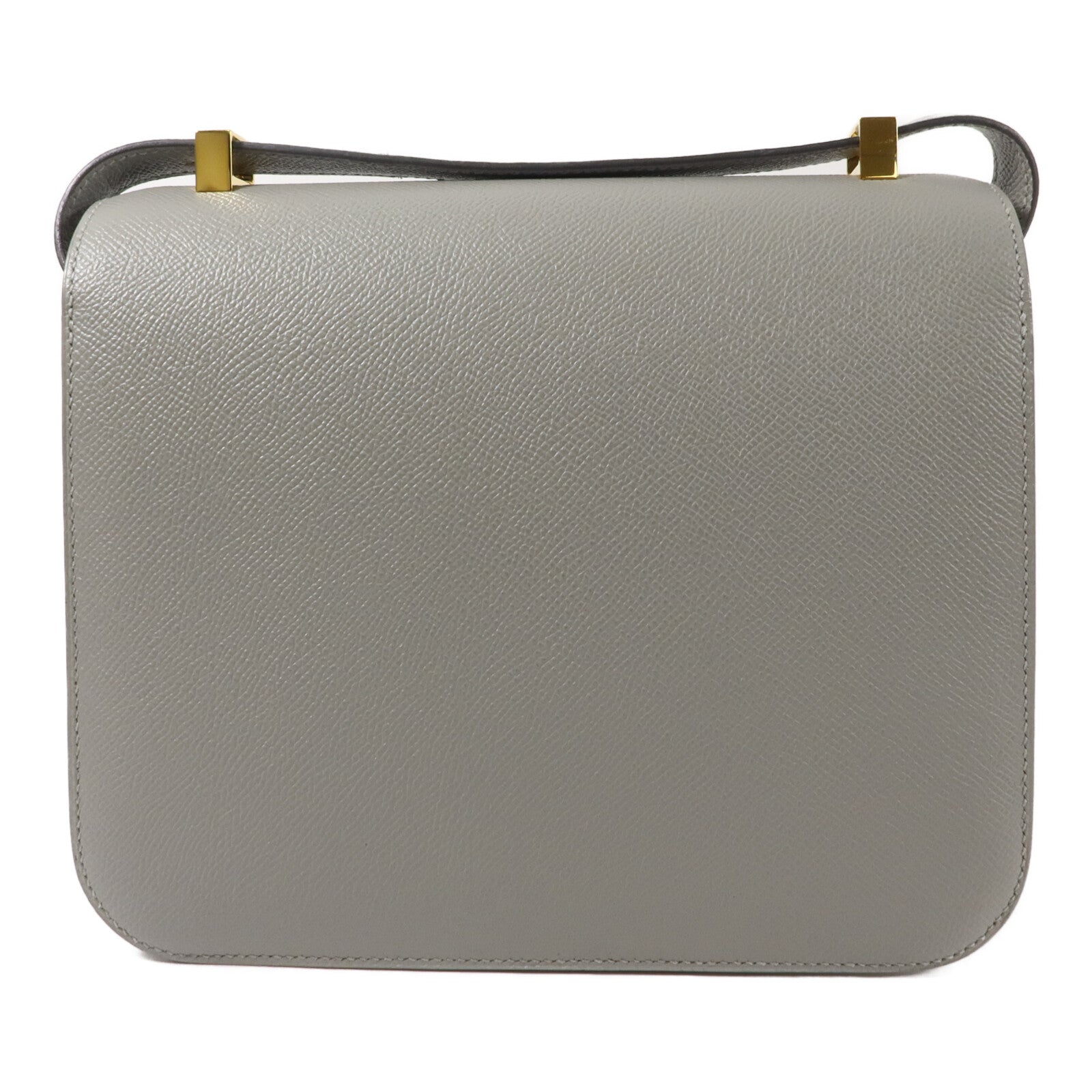 HERMES Epsom皮革Constance 24肩背袋Gris Mouette