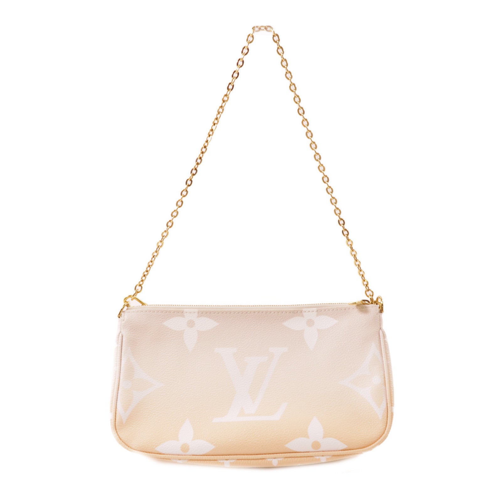 LOUIS VUITTON Monogram Giant Multi Pochette Accessoires金扣手挽肩背兩用袋