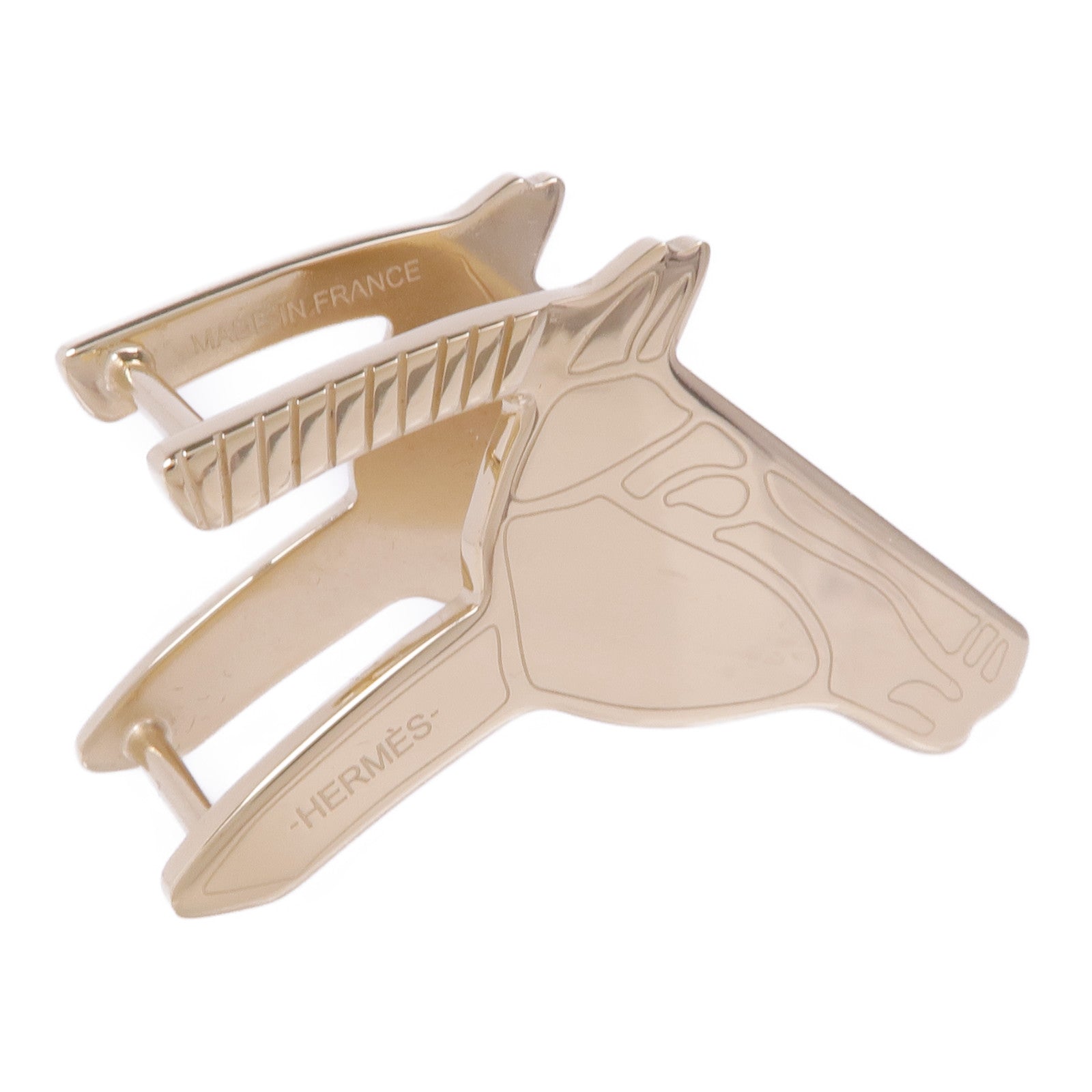 HERMES 金屬Scarf ring圍巾戒指