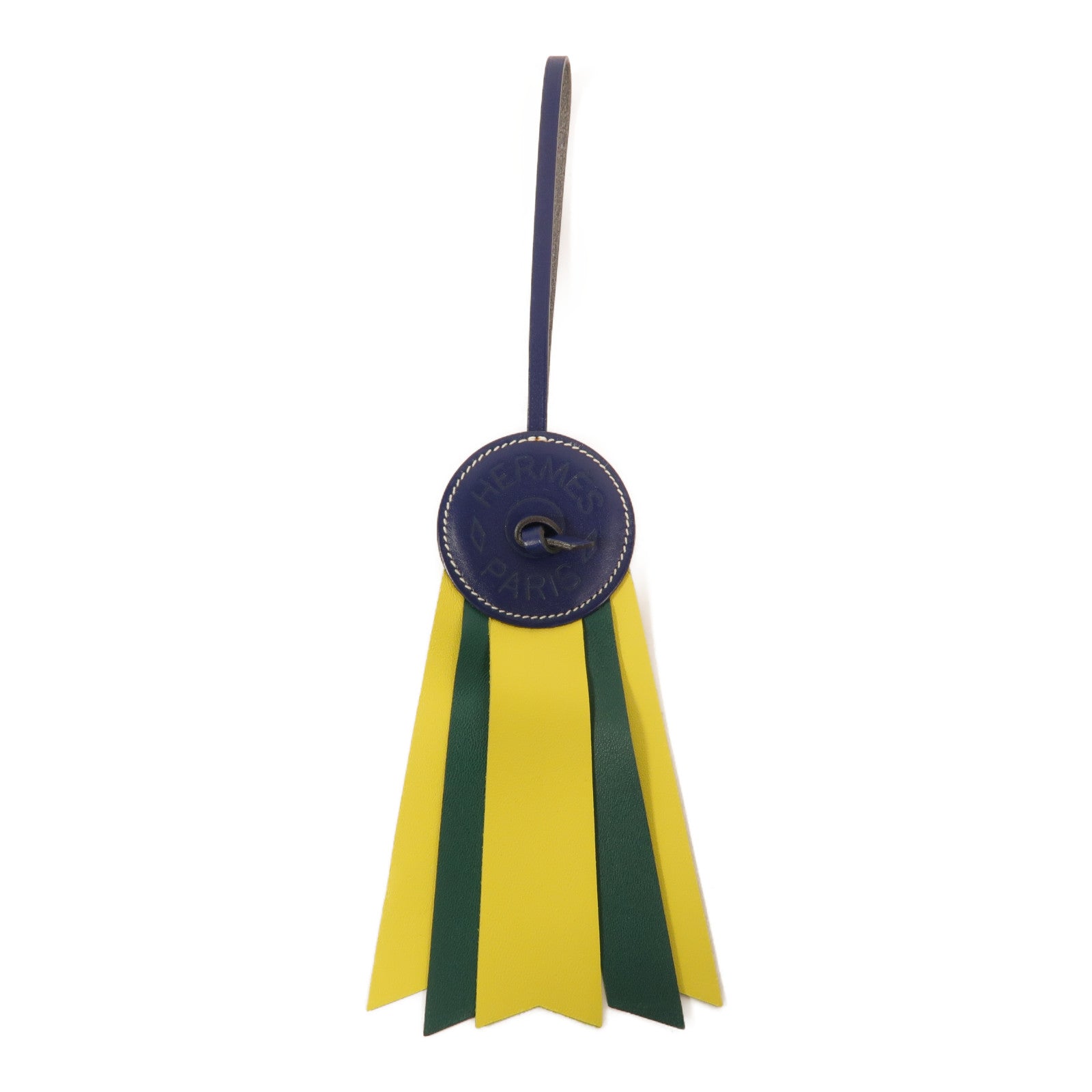 HERMES Vache Hunter/Milo皮革Paddock Flot掛飾