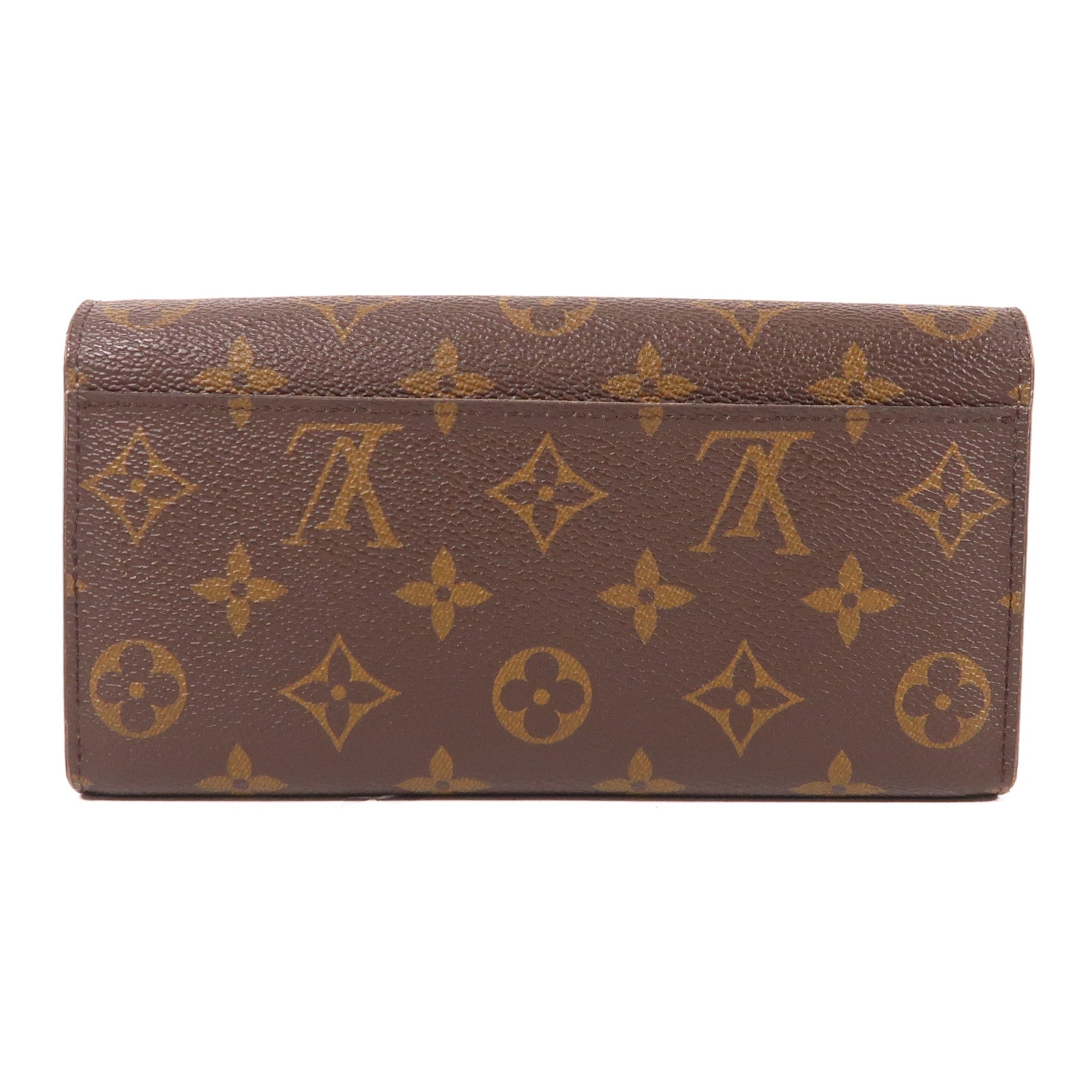 LOUIS VUITTON Monogram Sarah金扣長錢包