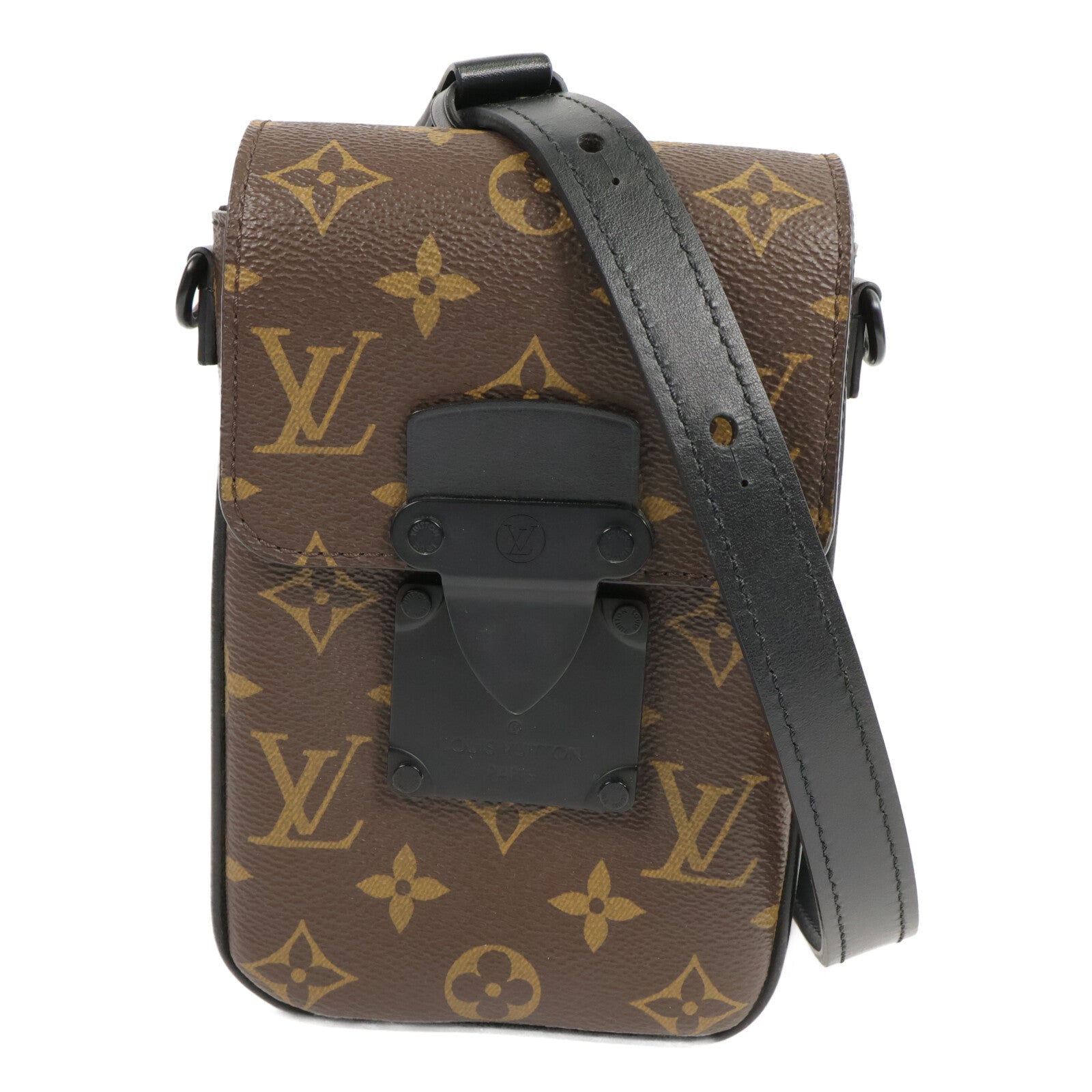 LOUIS VUITTON Monogram Macassar S-Lock肩背袋