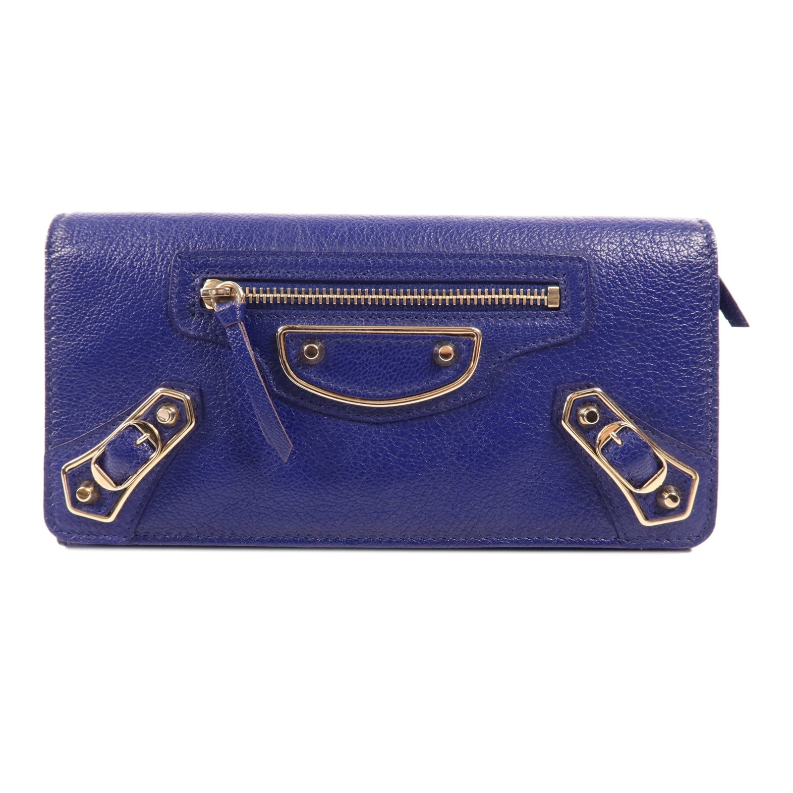 BALENCIAGA 牛皮皮革Long Wallet金扣長錢包