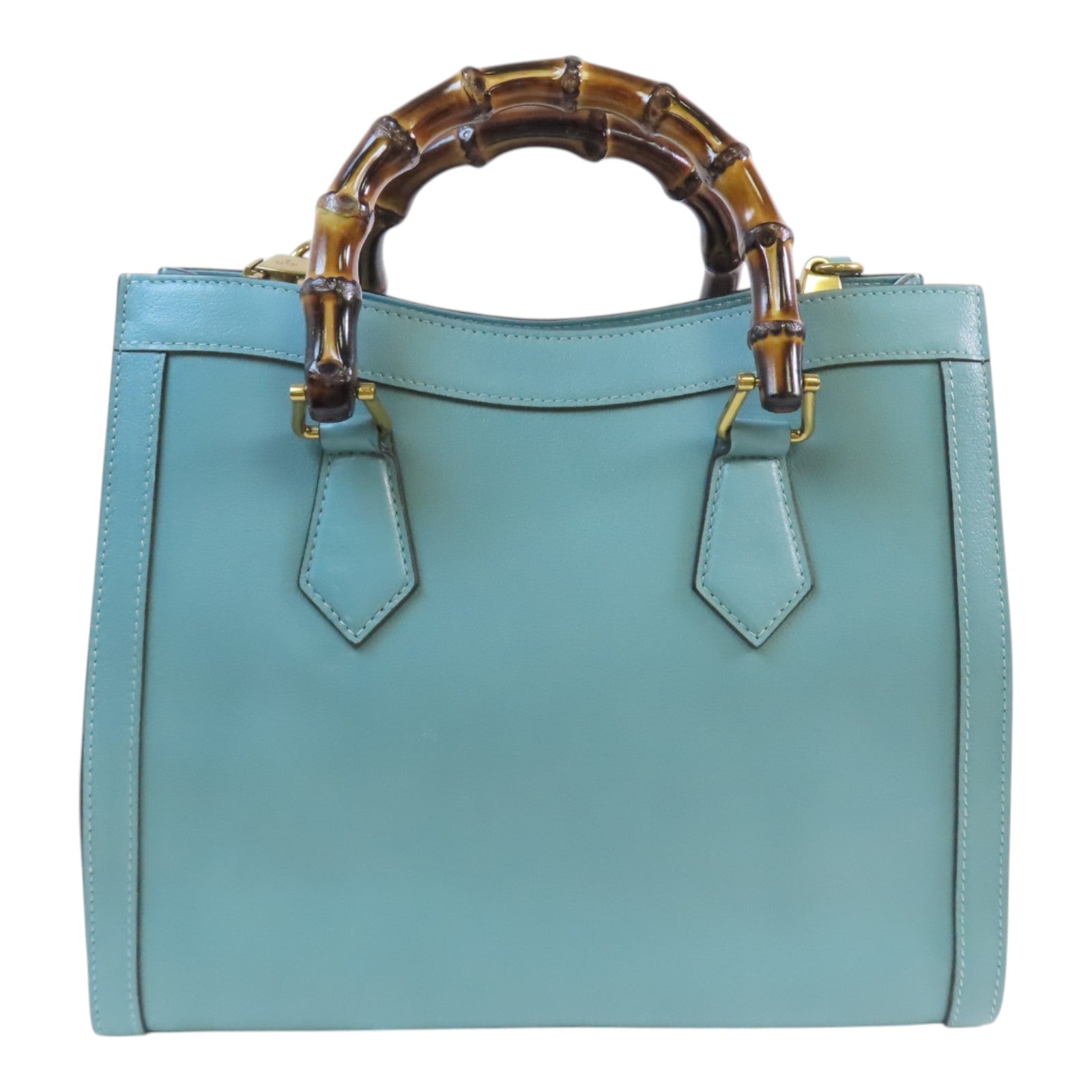 GUCCI 牛皮皮革Diana Small Tote金扣手挽肩背袋兩用袋