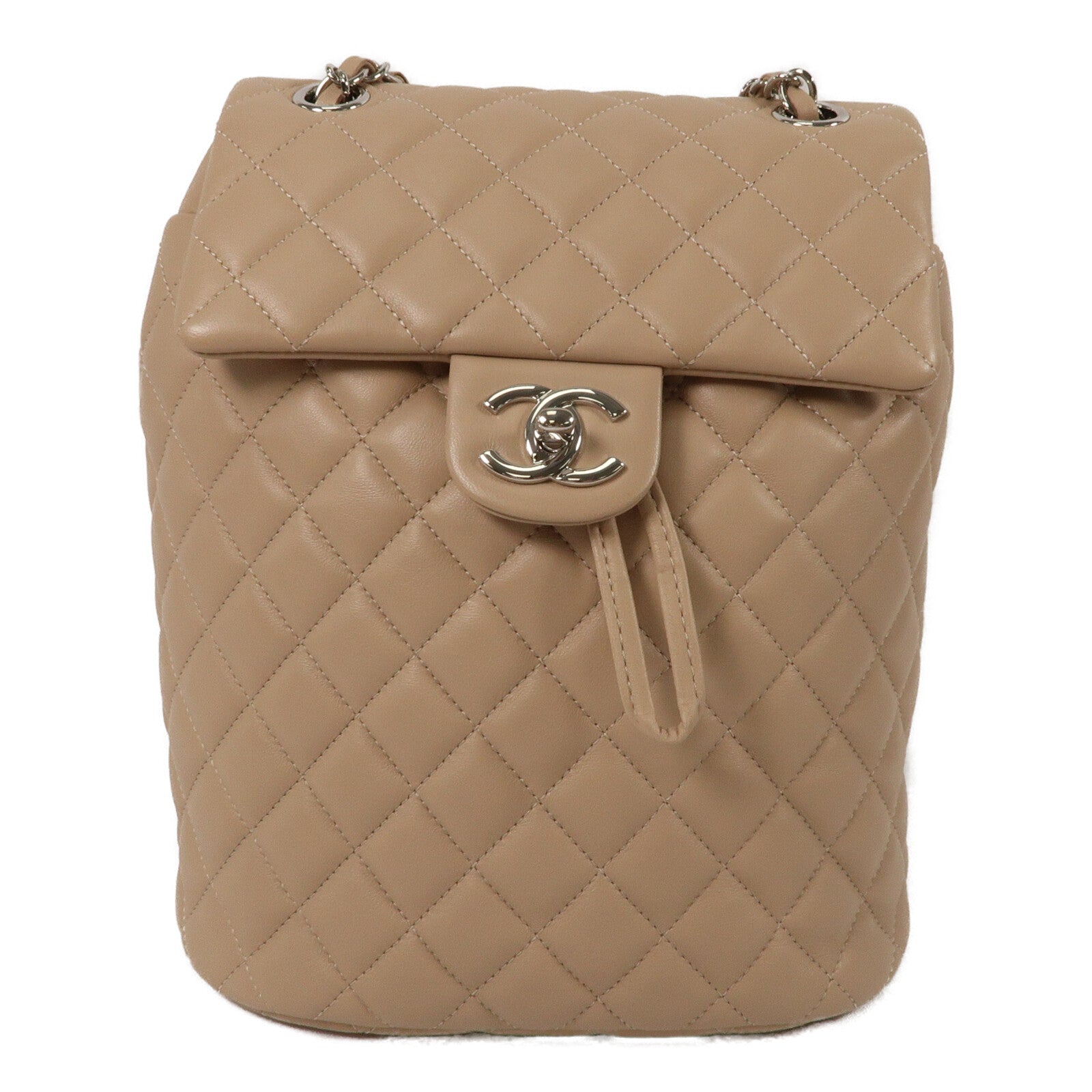 CHANEL 羊皮皮革Backpack背包